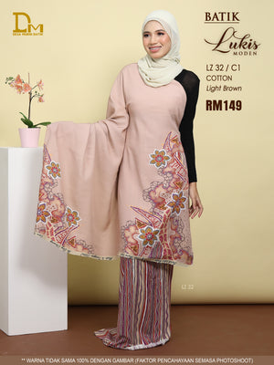 BATIK LUKIS MODEN COTTON LZ 32