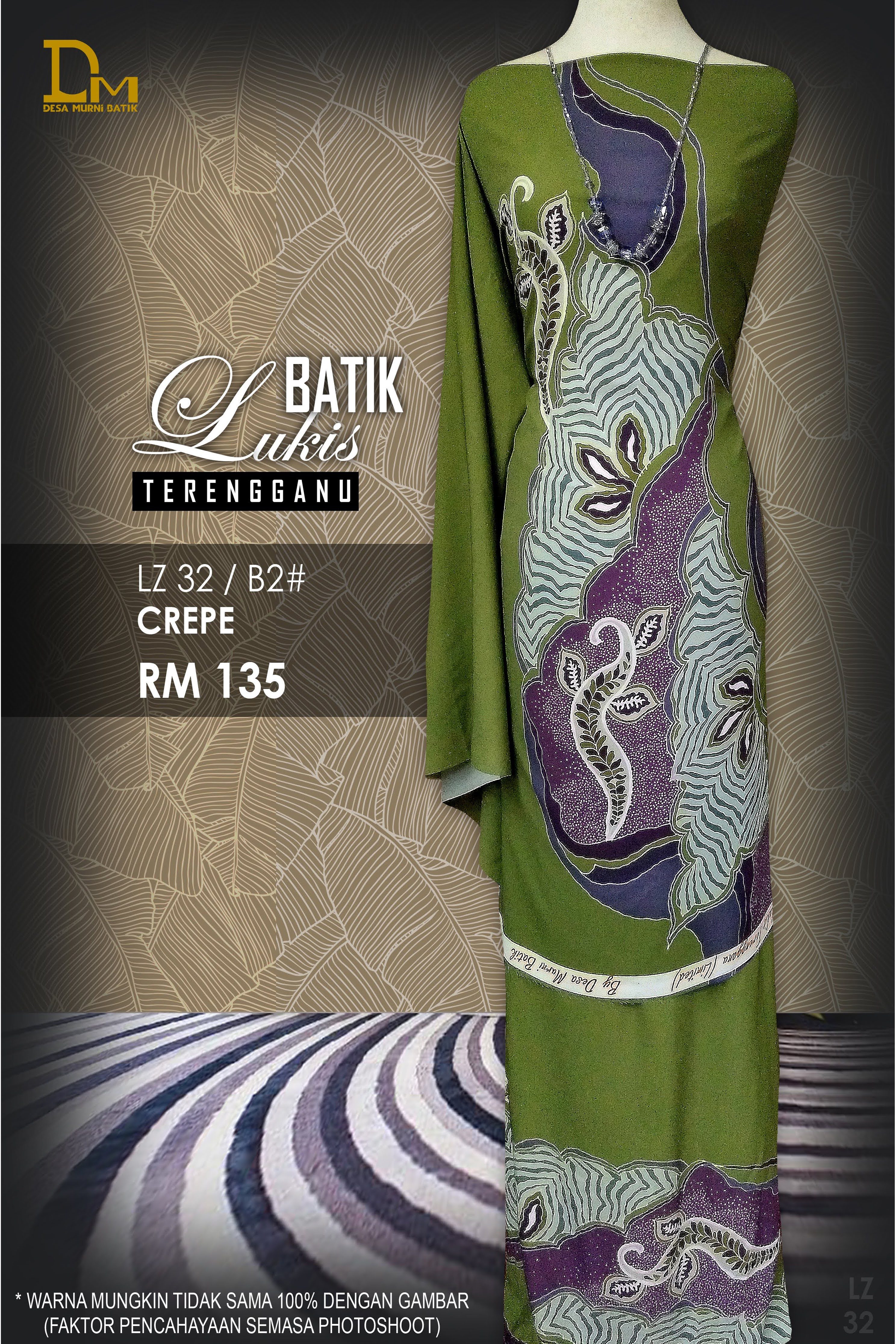 BATIK LUKIS TERENGGANU CREPE LZ 32