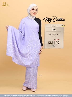 BATIK MY COTTON LZ 32 PC / SK LILAC