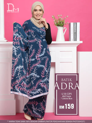 BATIK ANDRA LZ 35 CREPE OXFORD BLUE