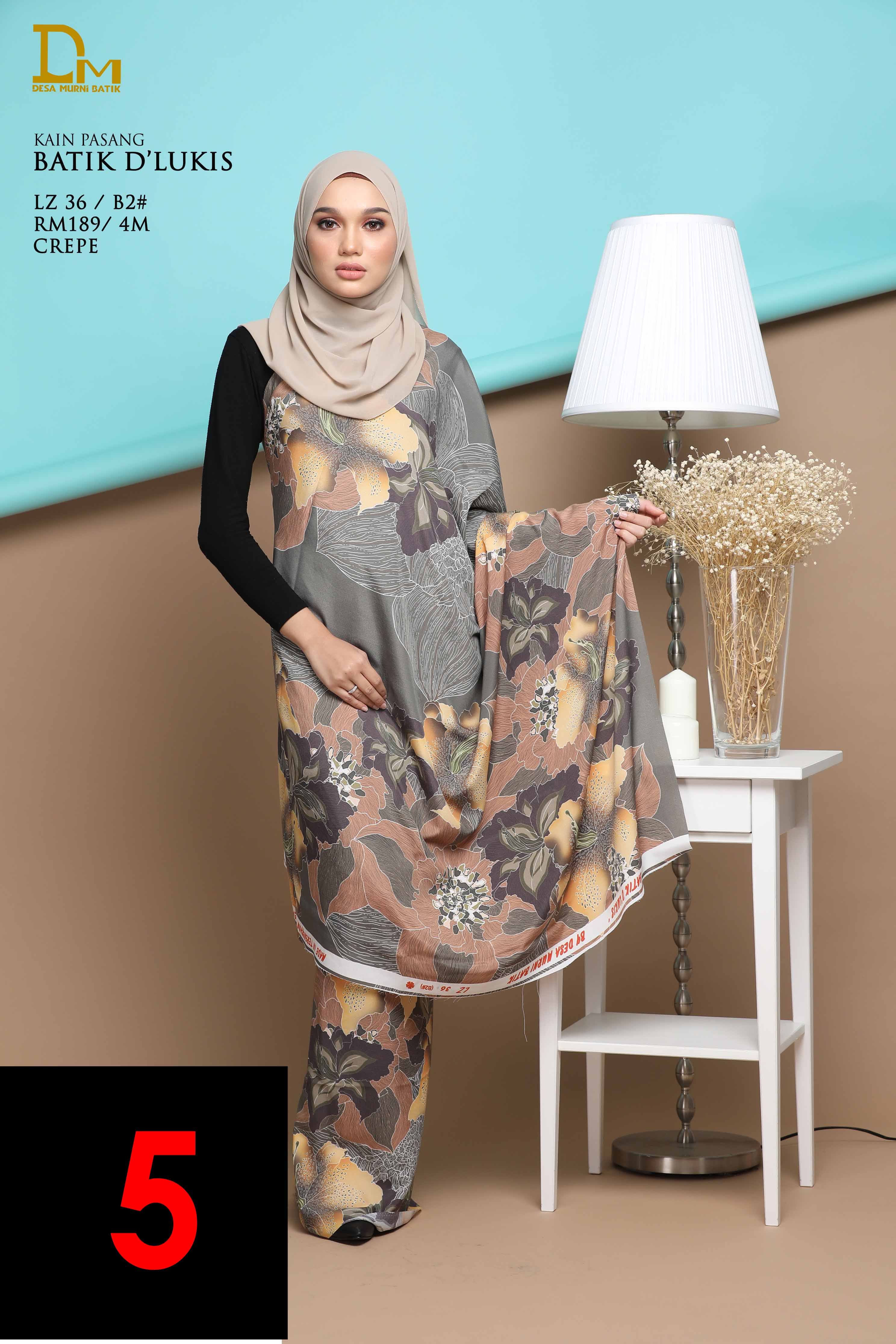 BATIK D' LUKIS LZ 36 CREPE
