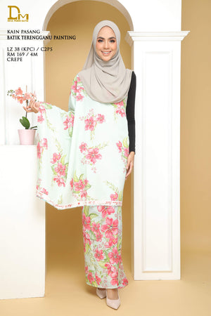BATIK TERENGGANU PAINTING LZ 38 CREPE
