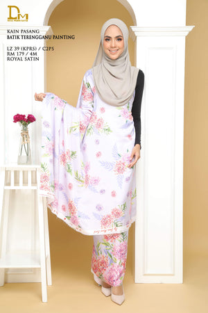 BATIK TERENGGANU PAINTING LZ 39 CREPE