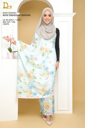 BATIK TERENGGANU PAINTING LZ 40 CREPE