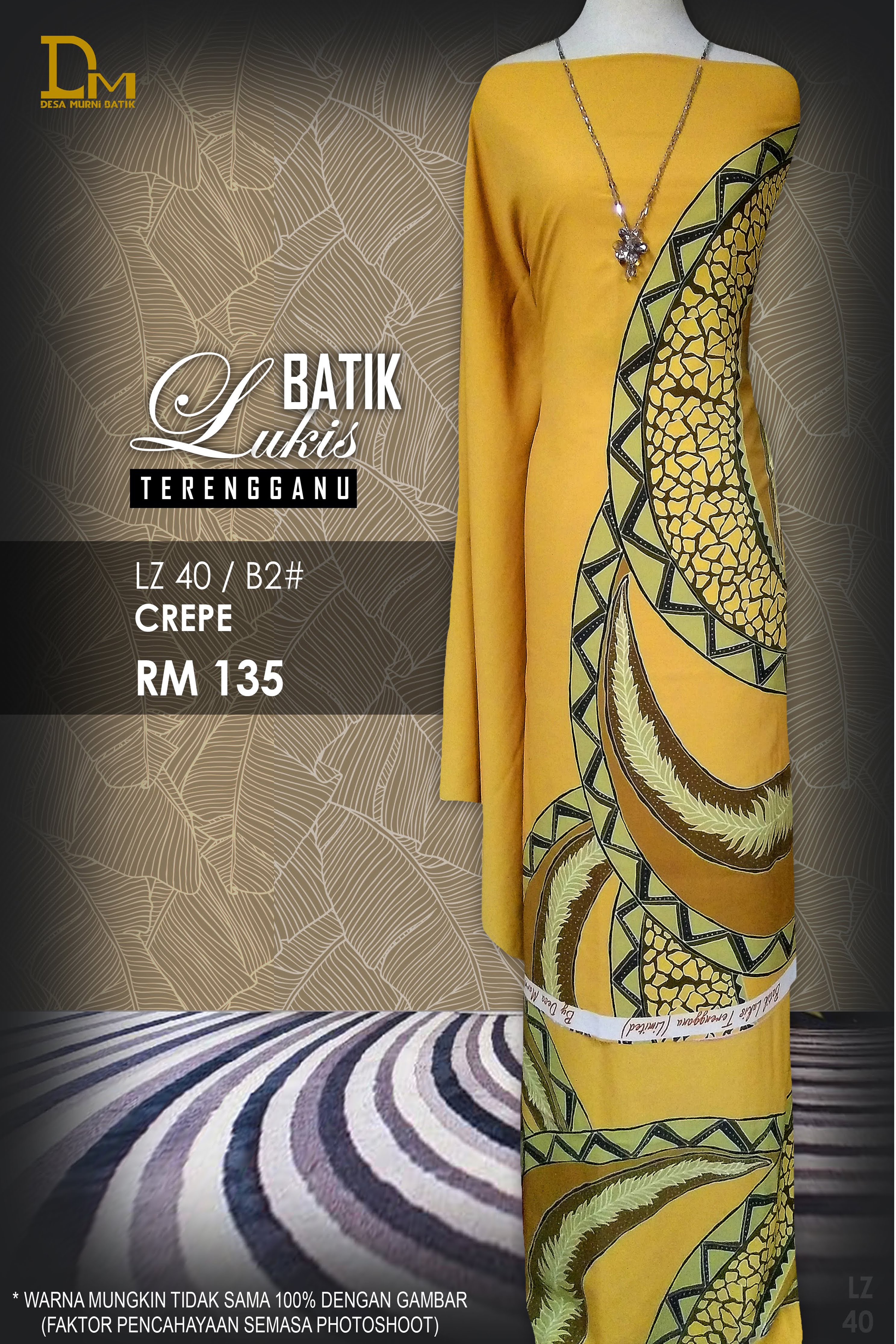 BATIK LUKIS TERENGGANU  CREPE LZ 40