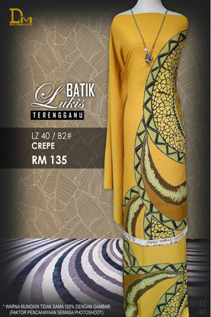 BATIK LUKIS TERENGGANU  CREPE LZ 40