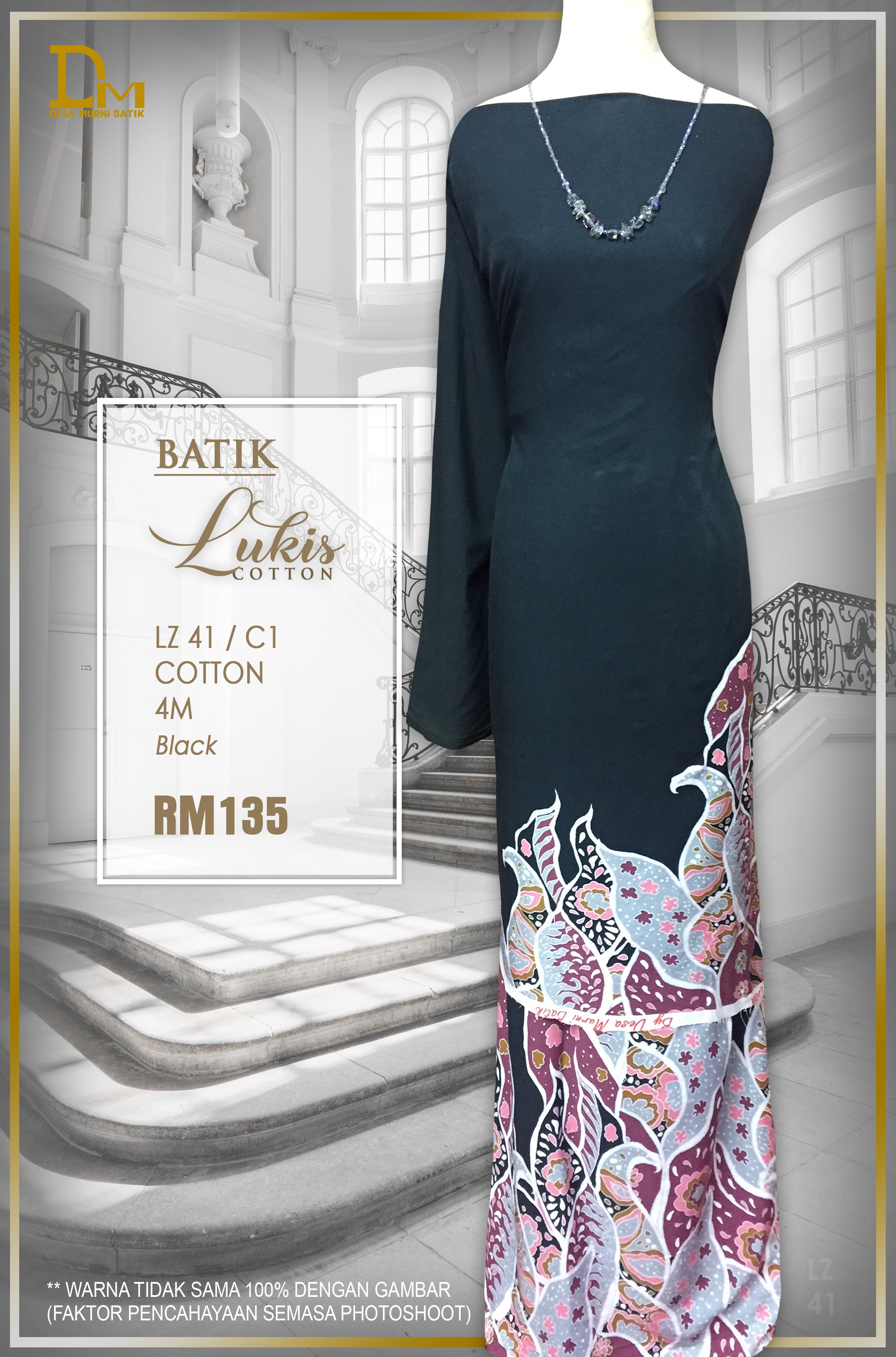 BATIK LUKIS TERENGGANU COTTON LZ 41