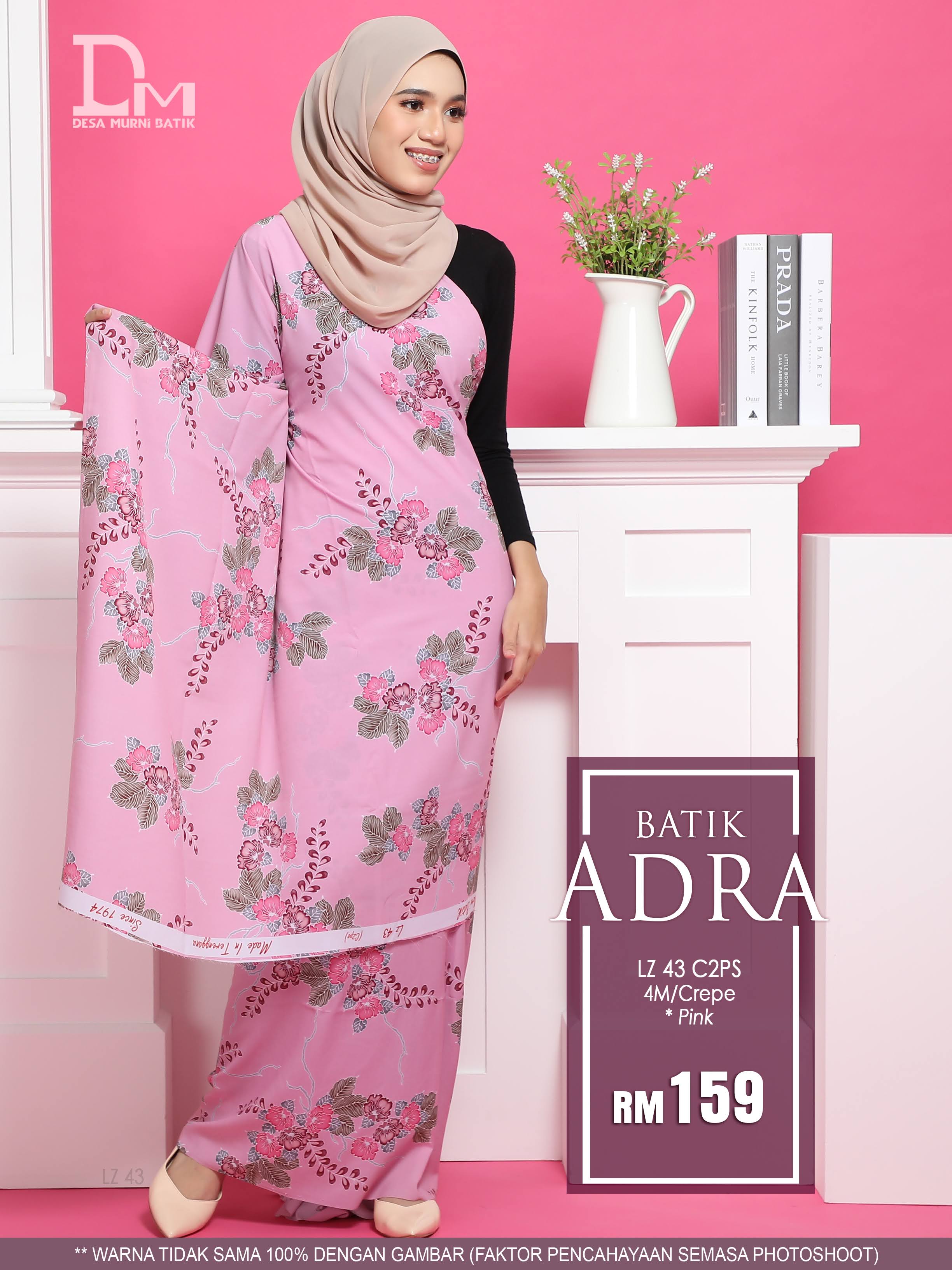 BATIK ANDRA LZ 43 CREPE PINK
