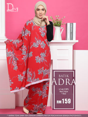 BATIK ANDRA LZ 44 CREPE RED