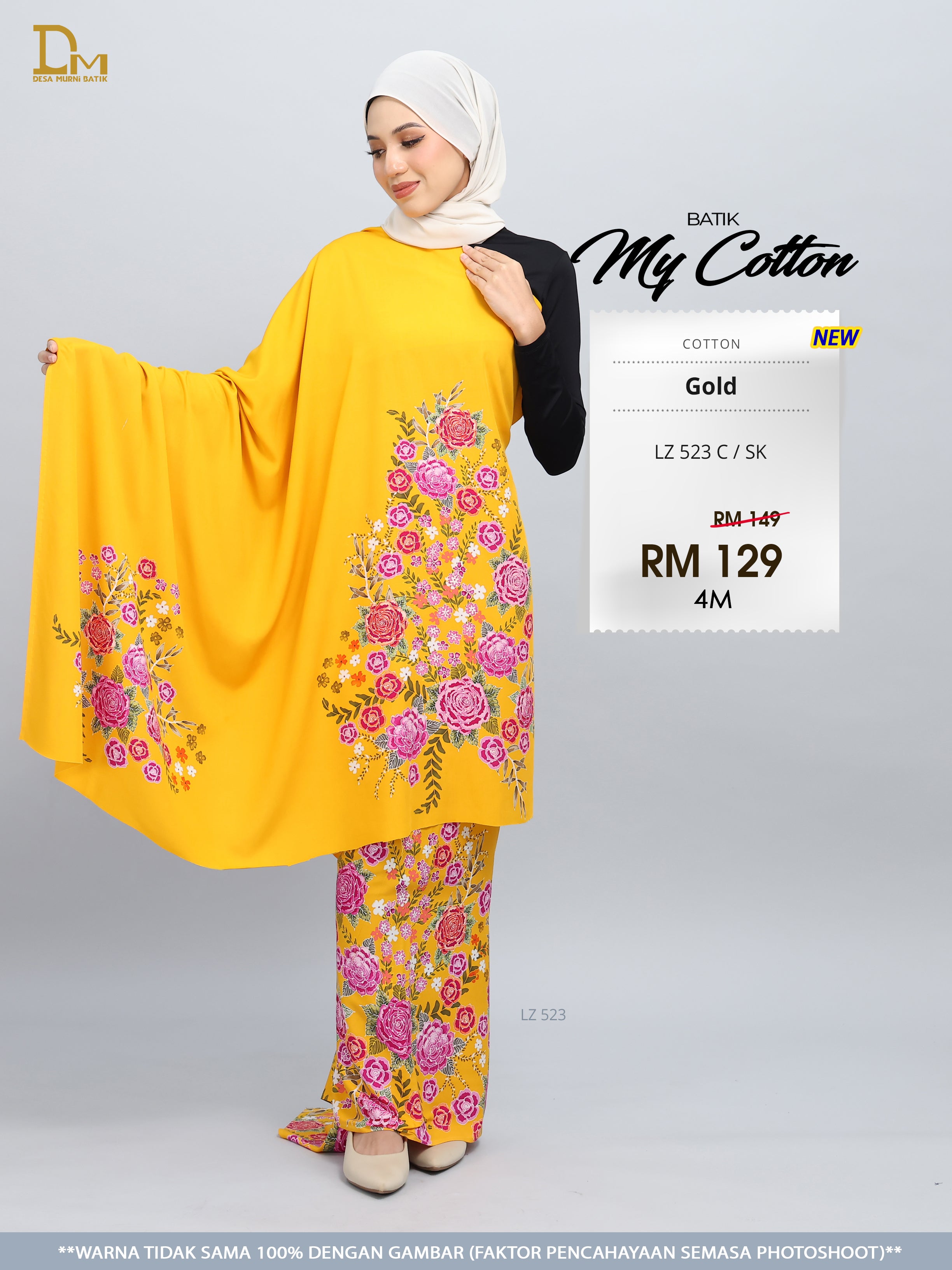 BATIK MY COTTON LZ 523 C / SK GOLD