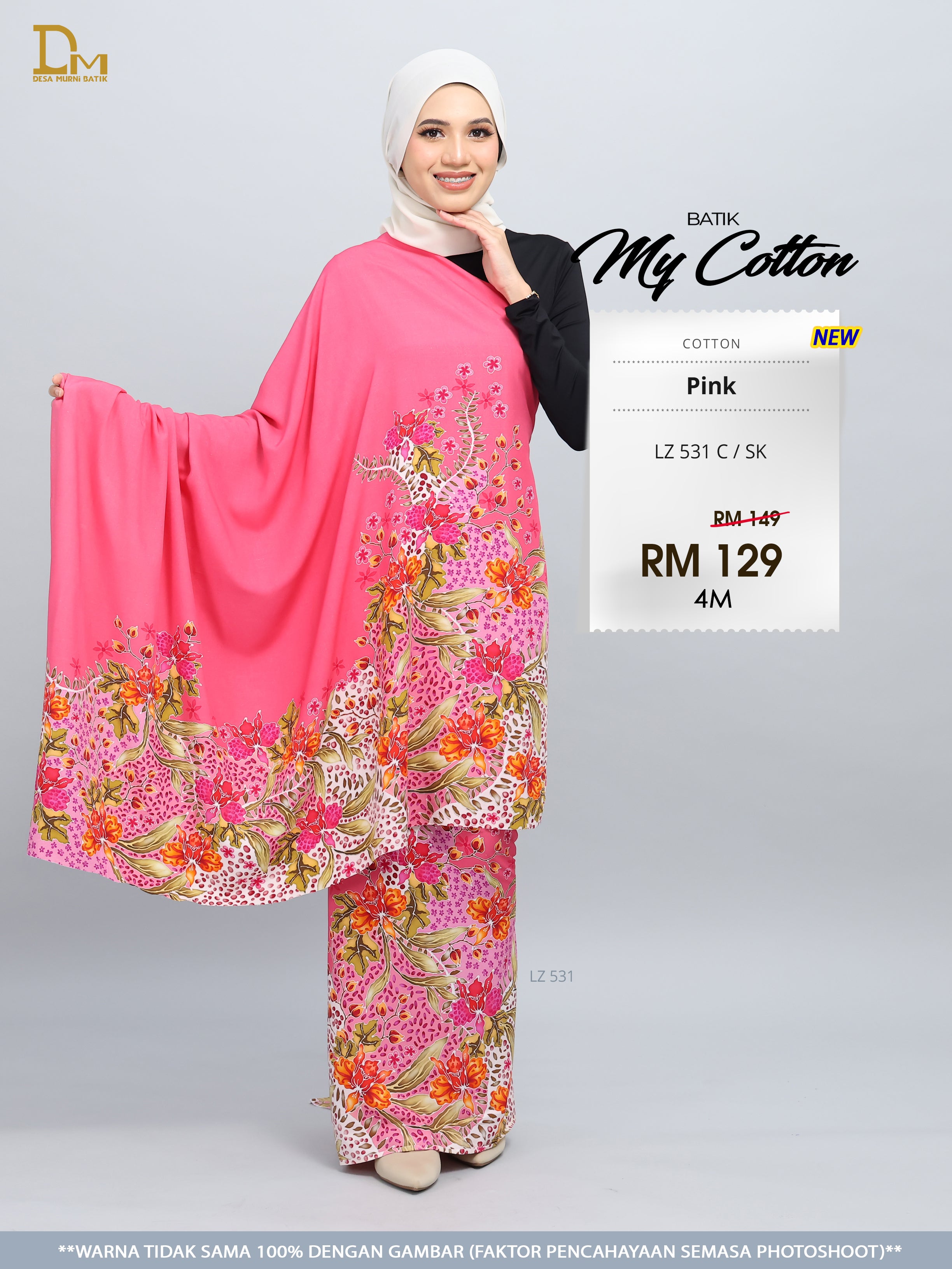 BATIK MY COTTON LZ 531 C / SK PINK