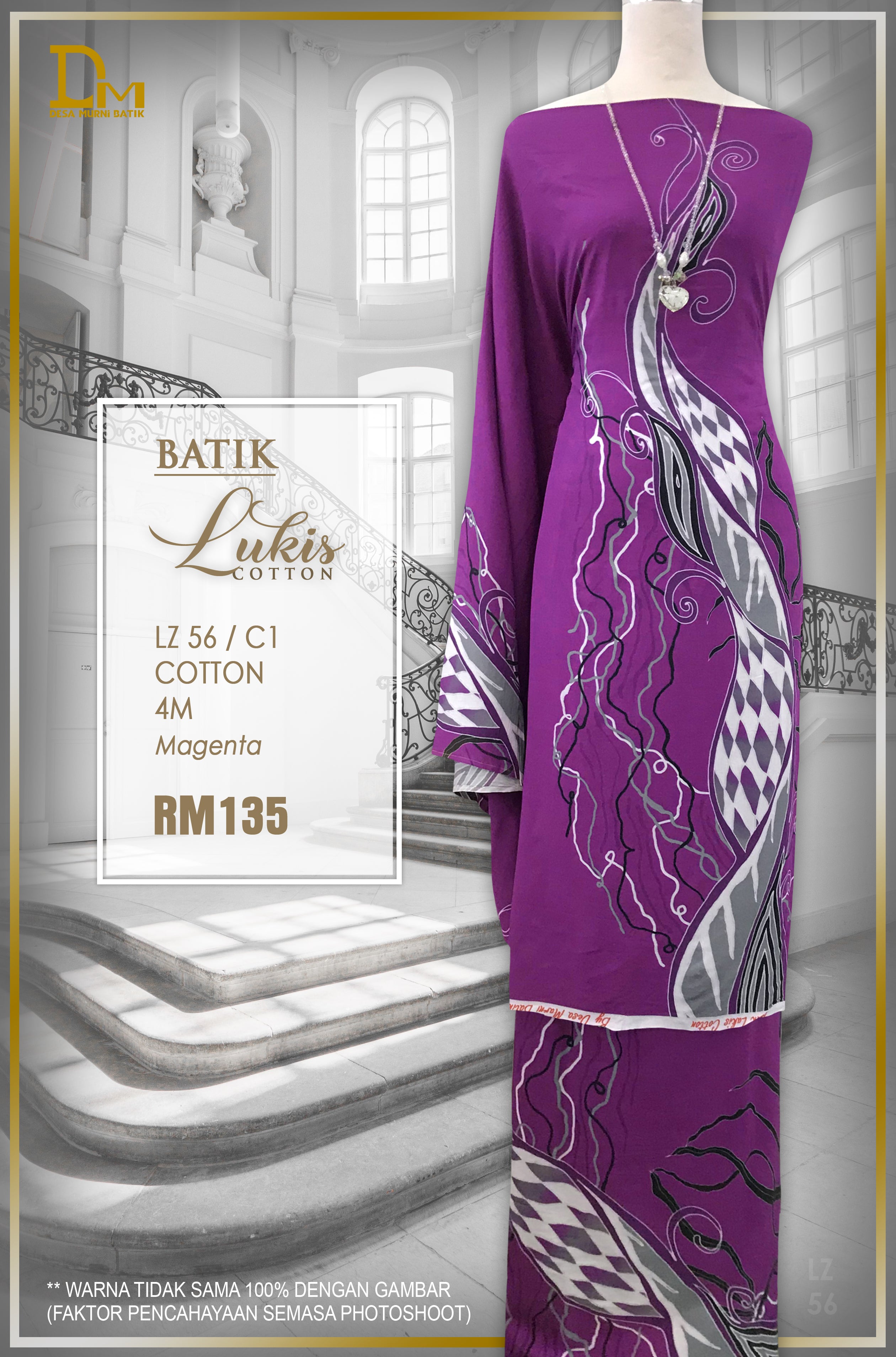 BATIK LUKIS TERENGGANU COTTON LZ 56