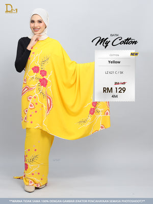 BATIK MY COTTON LZ 621 C / SK YELLOW