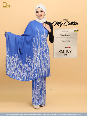 BATIK MY COTTON LZ 64 PC / SK YALE BLUE