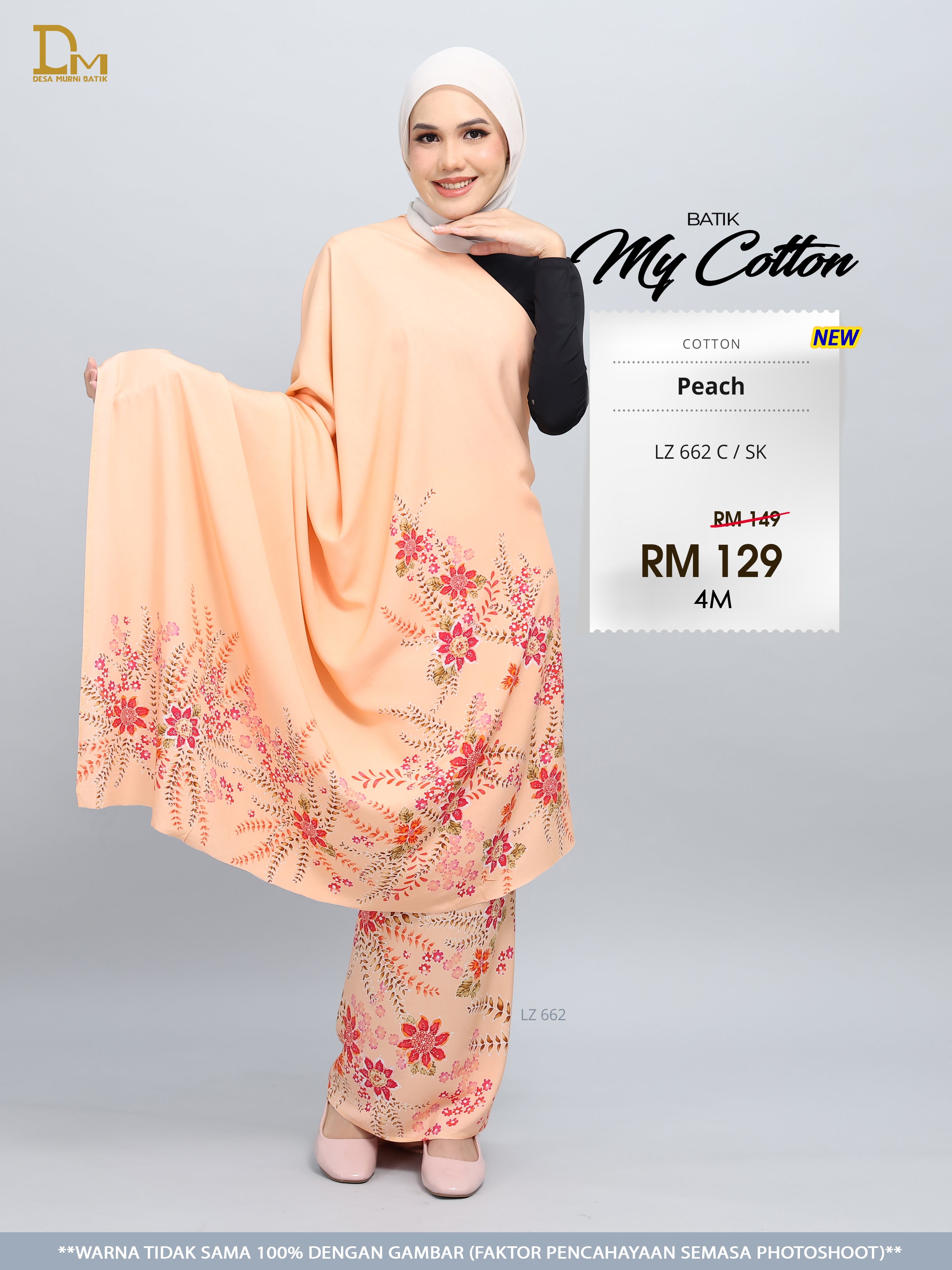 BATIK MY COTTON LZ 662 C / SK PEACH