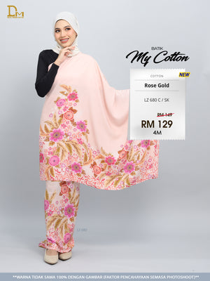 BATIK MY COTTON LZ 680 C / SK ROSE GOLD
