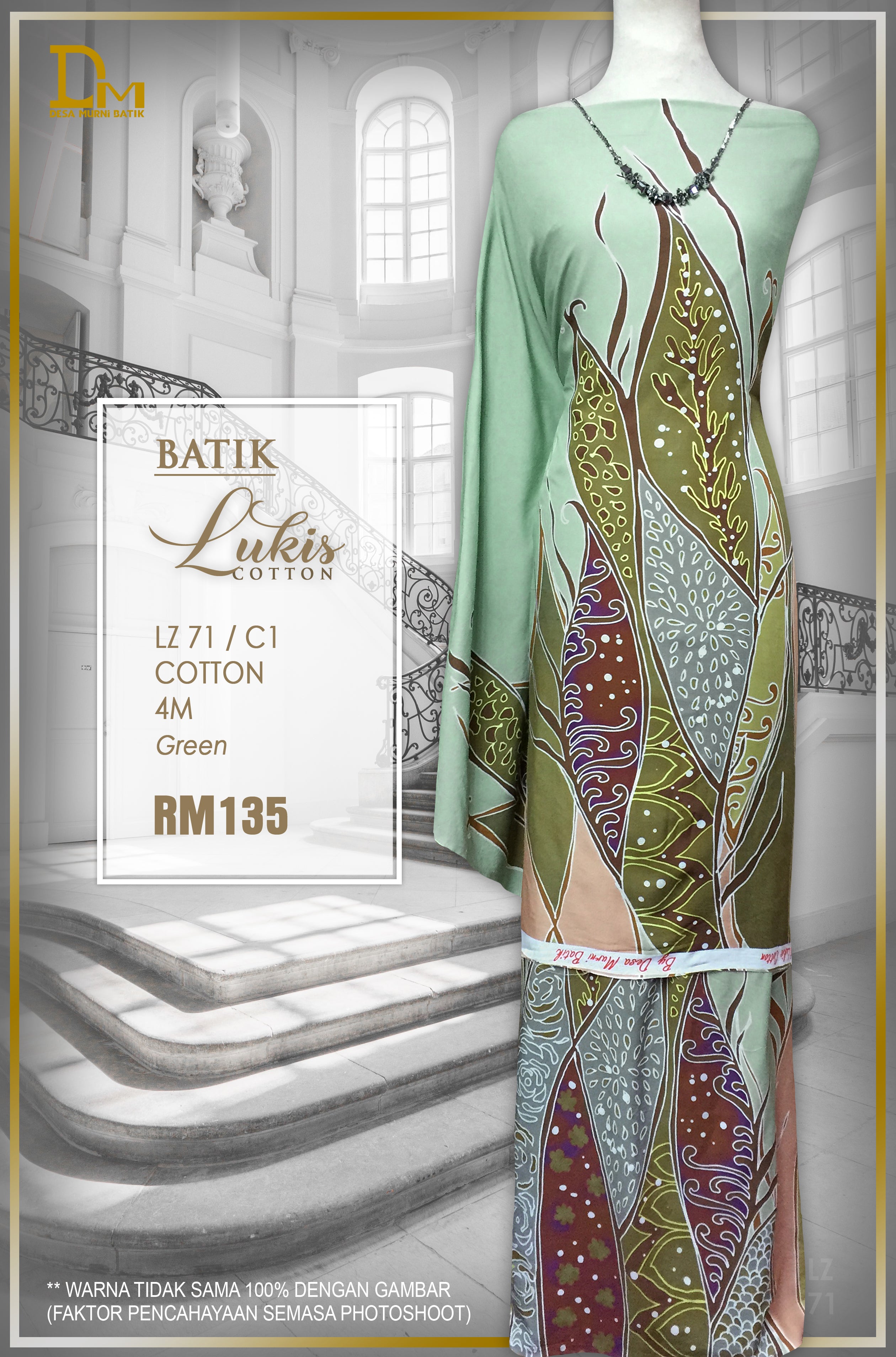 BATIK LUKIS TERENGGANU COTTON LZ 71