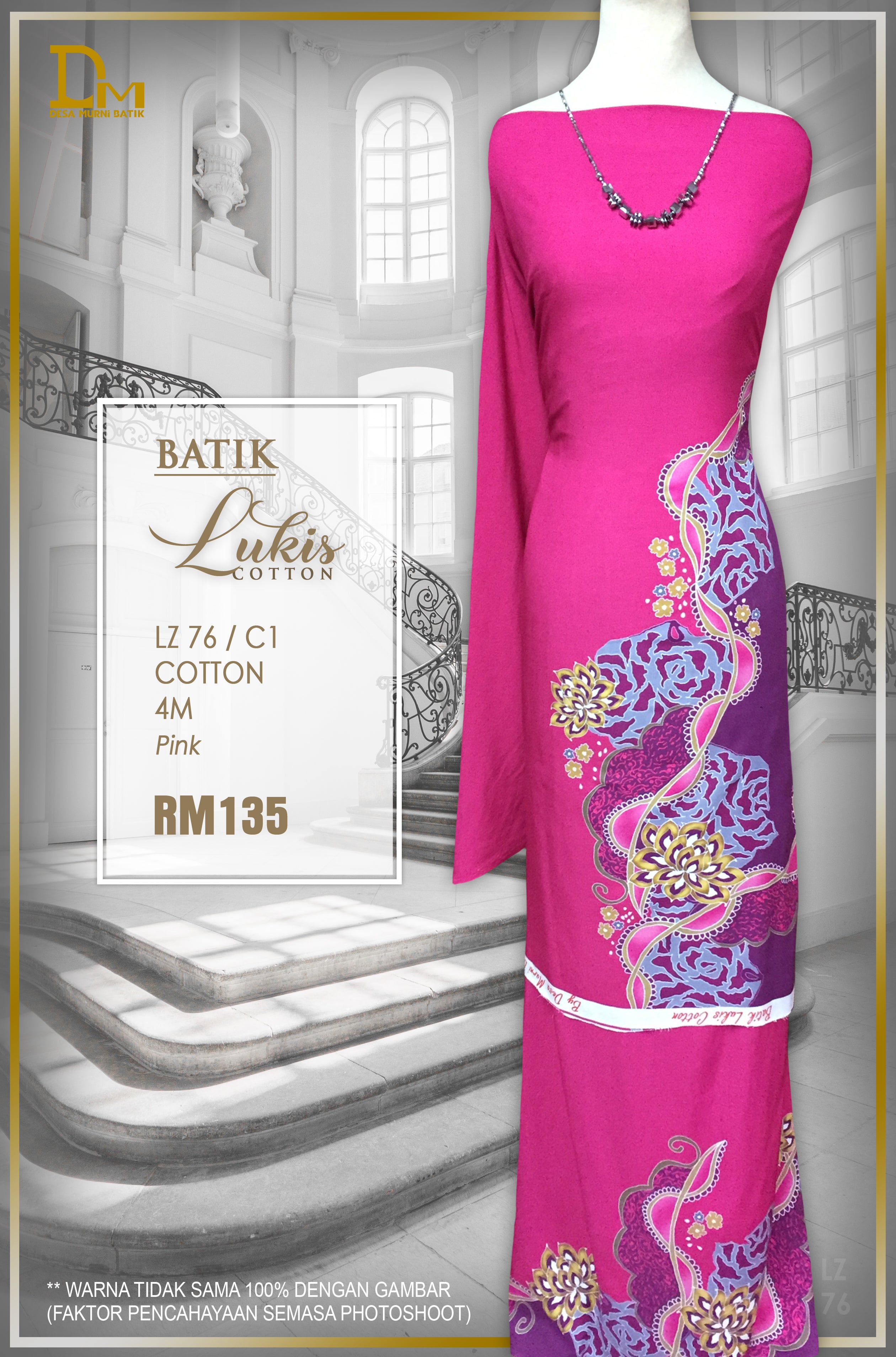 BATIK LUKIS TERENGGANU COTTON LZ 76
