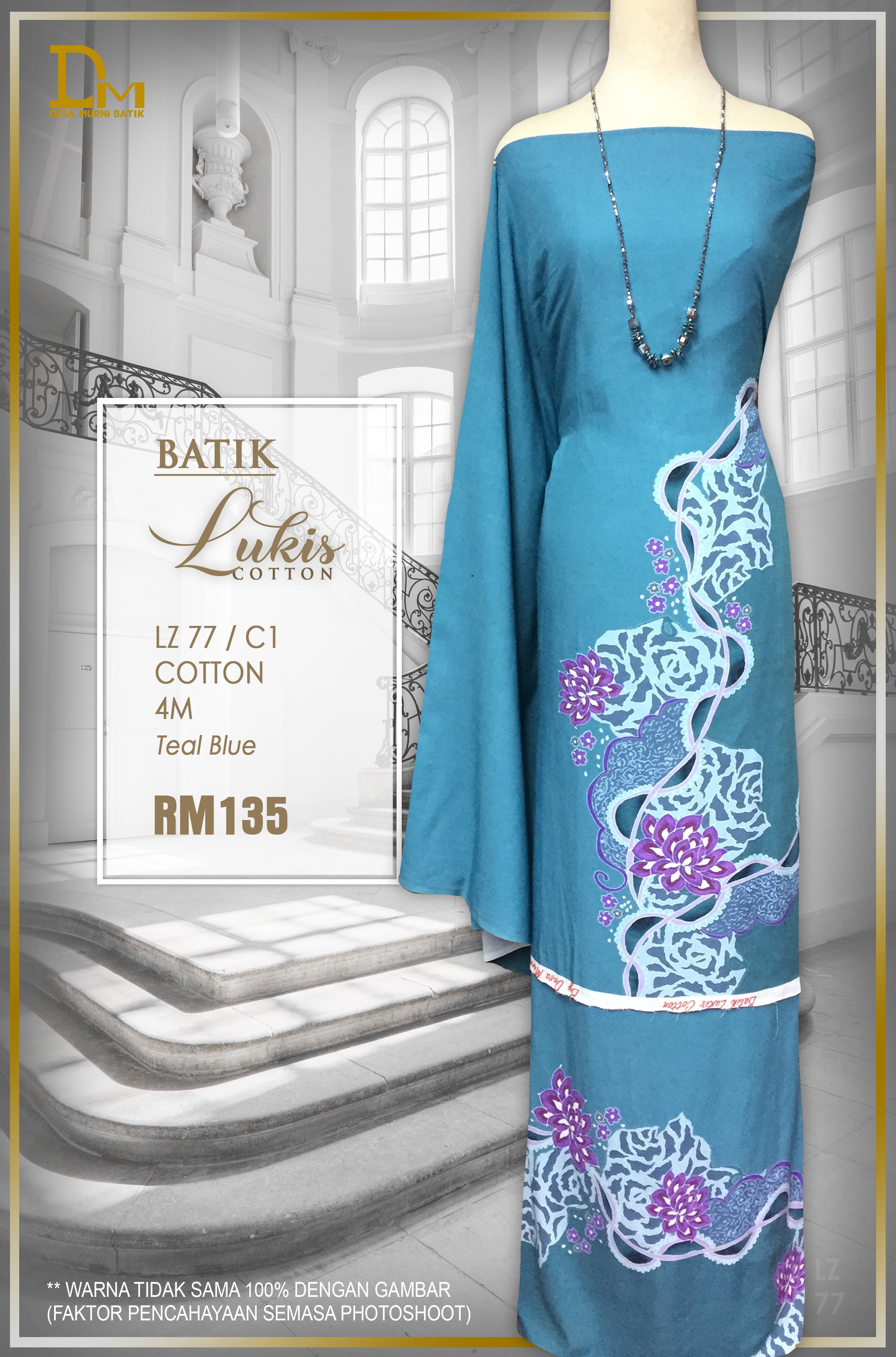 BATIK LUKIS TERENGGANU COTTON LZ 77