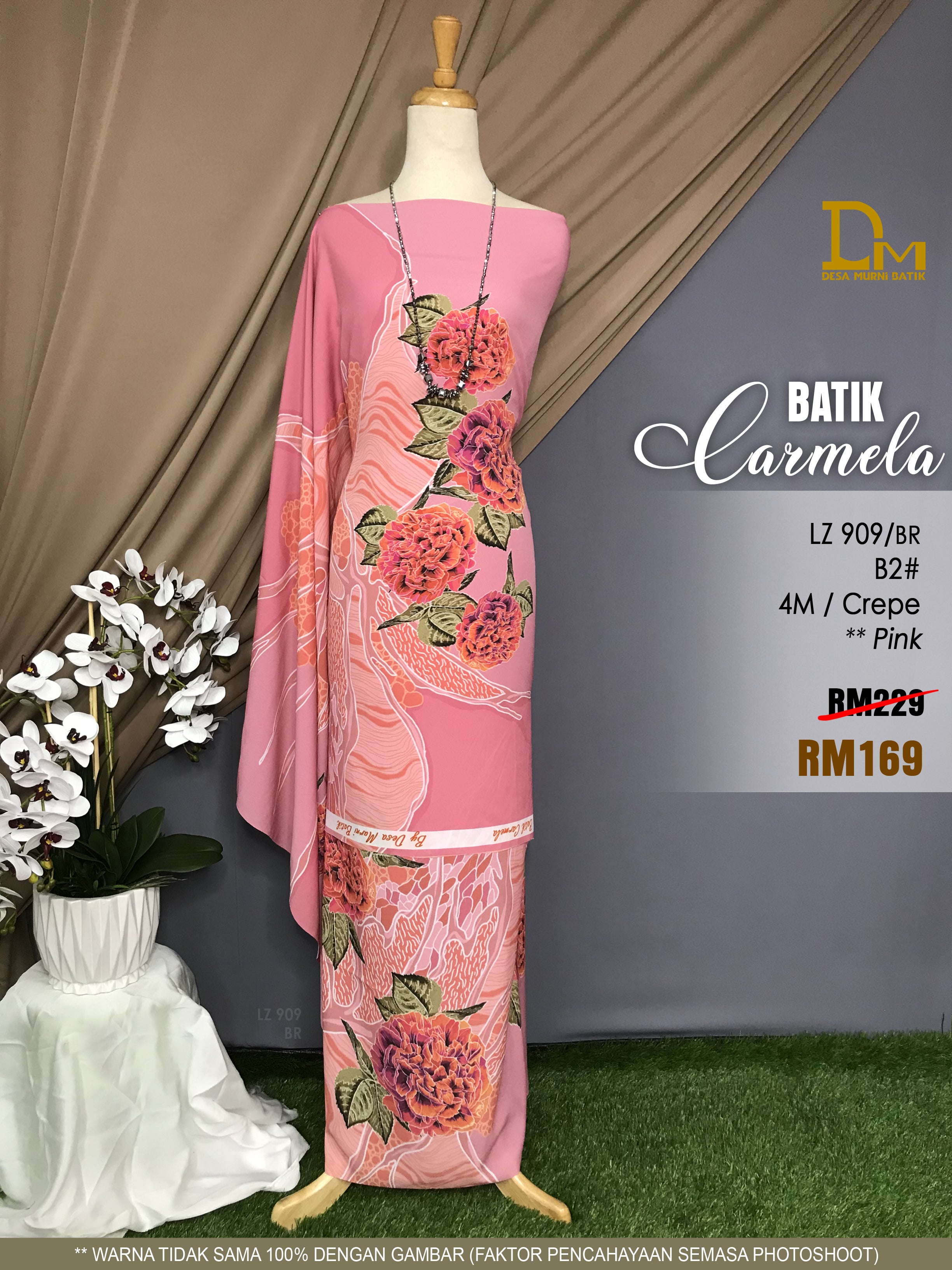 BATIK CARMELA LZ 909 CREPE PINK