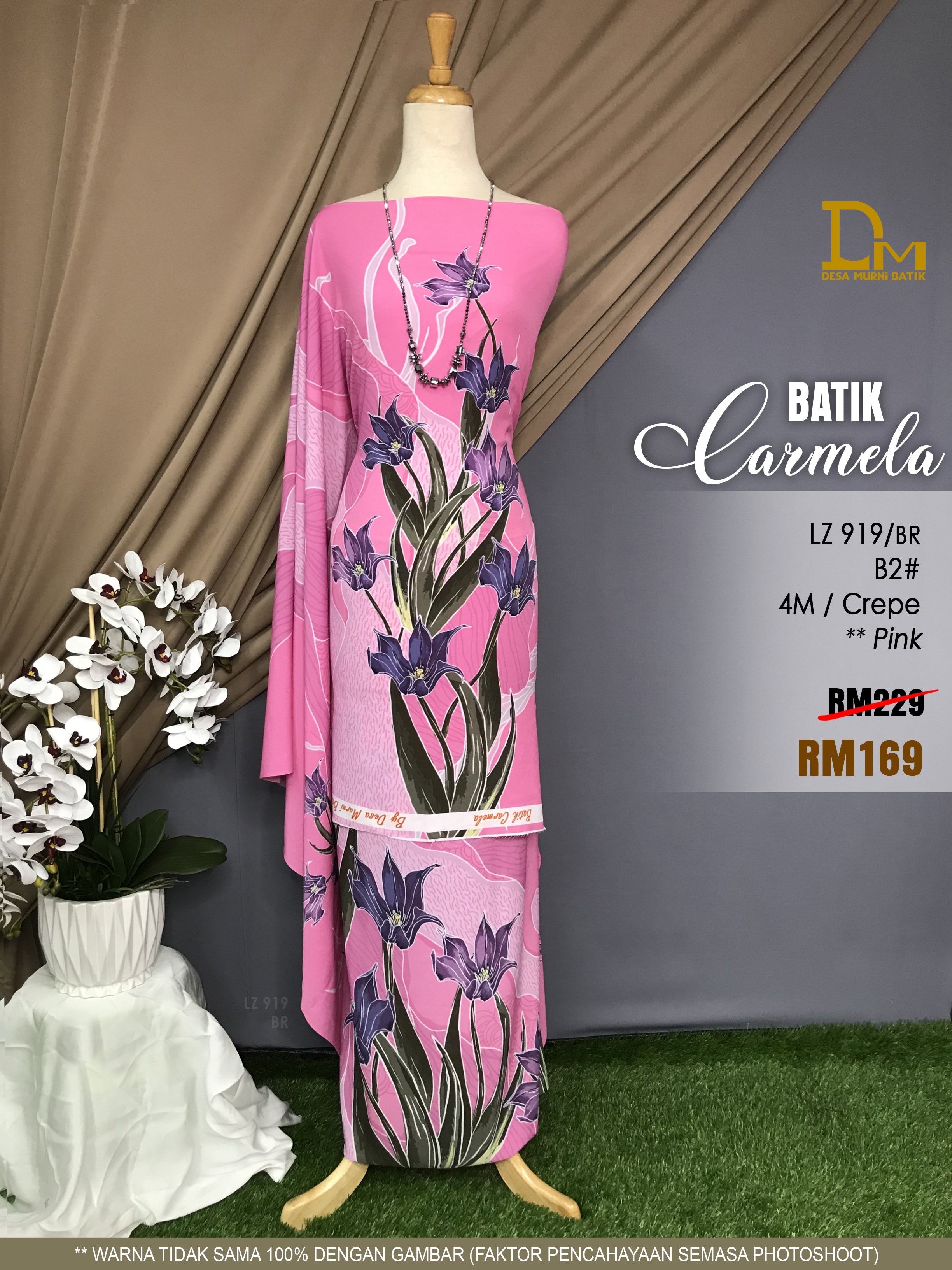 BATIK CARMELA LZ 919 CREPE PINK