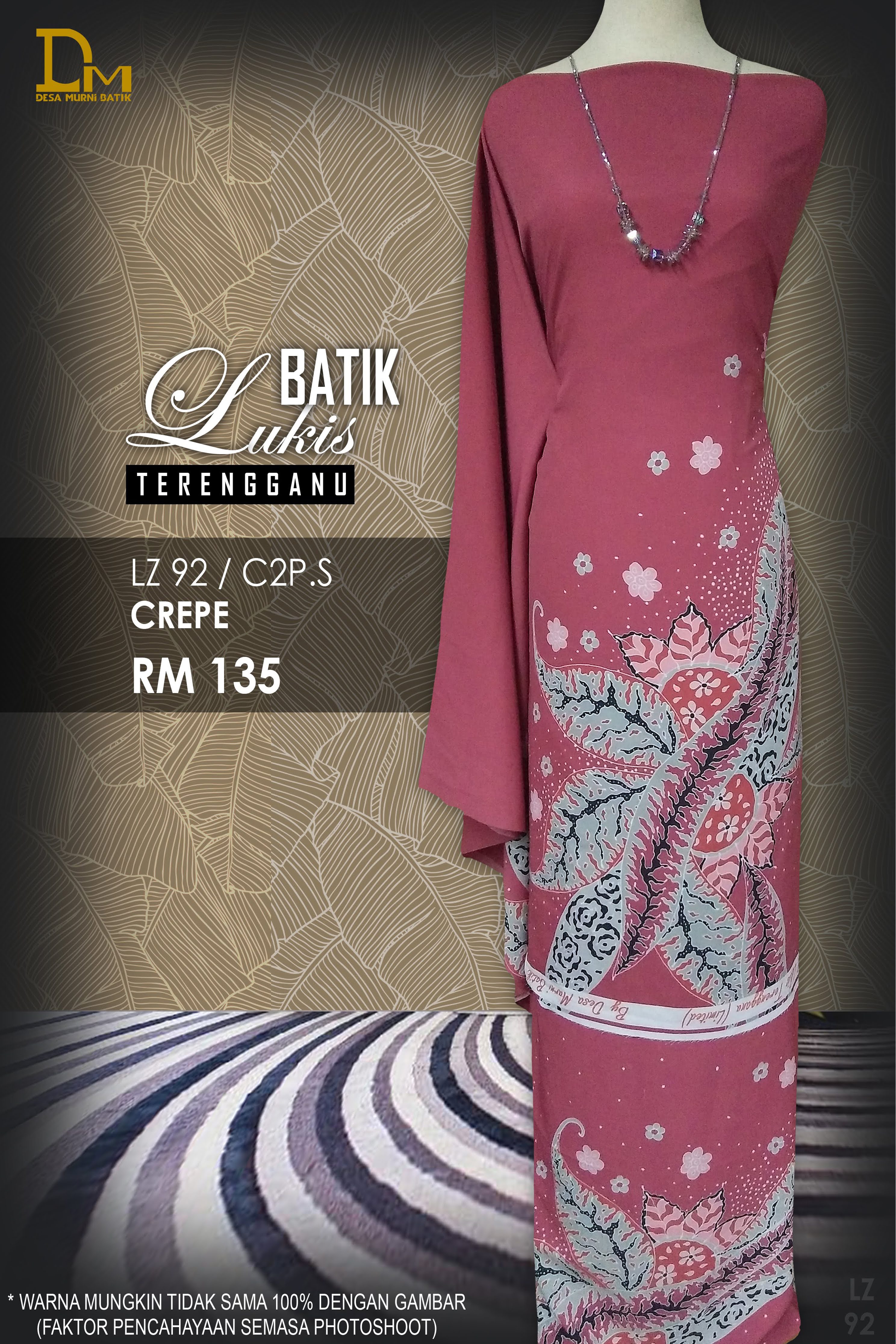 BATIK LUKIS TERENGGANU CREPE LZ 92