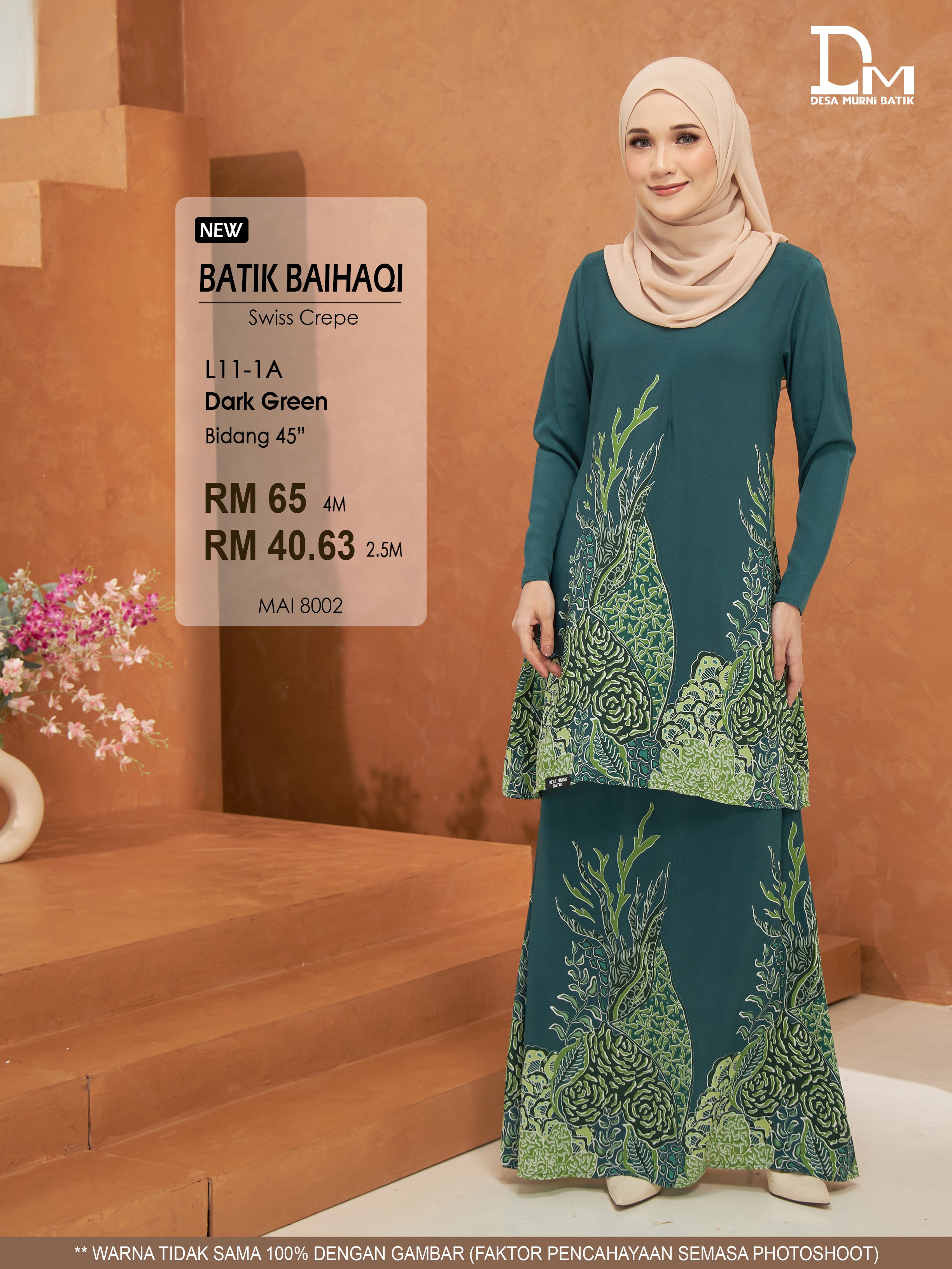 BAIHAQI L 11-1 DARK GREEN