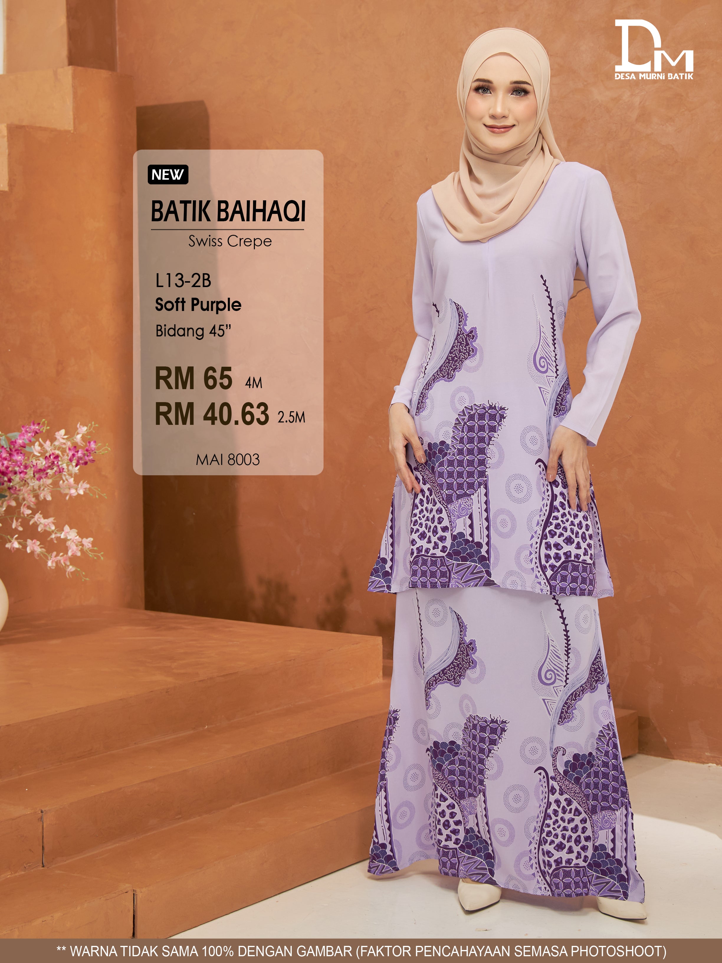 BAIHAQI L 13-2 SOFT PURPLE