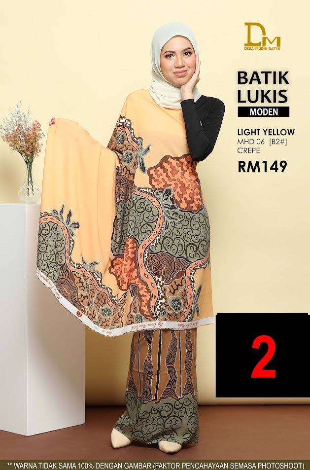 BATIK LUKIS MODEN CREPE MHD 06