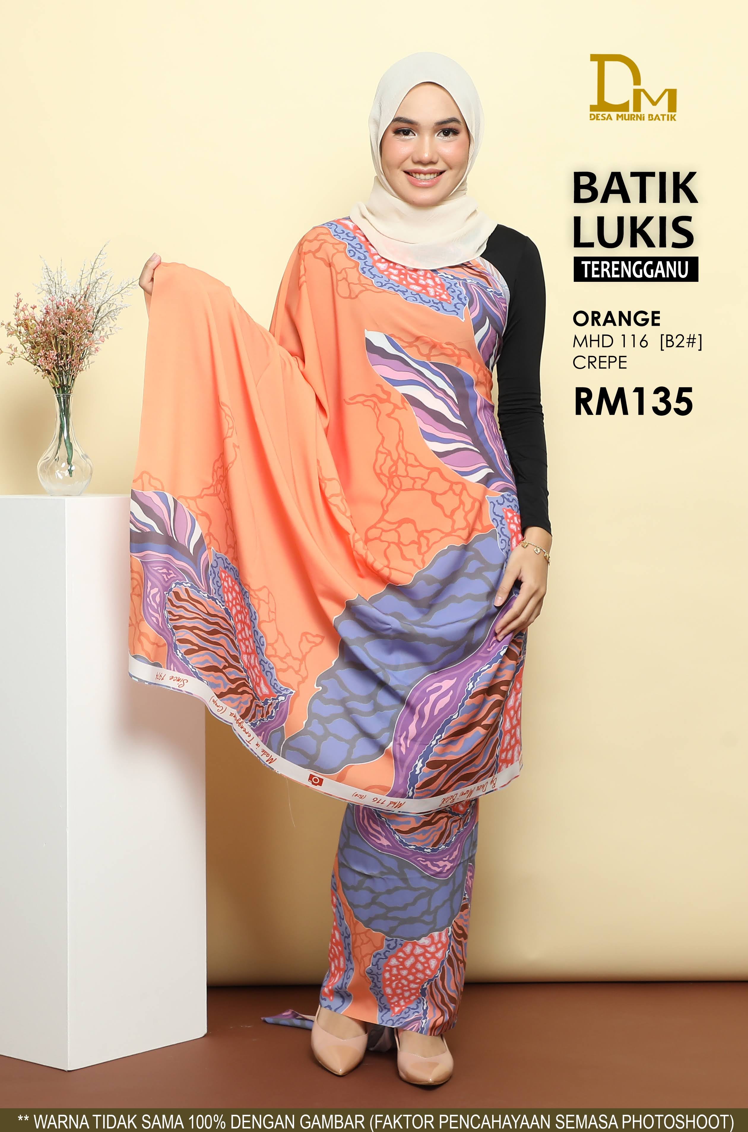 BATIK LUKIS TERENGGANU CREPE MHD 116