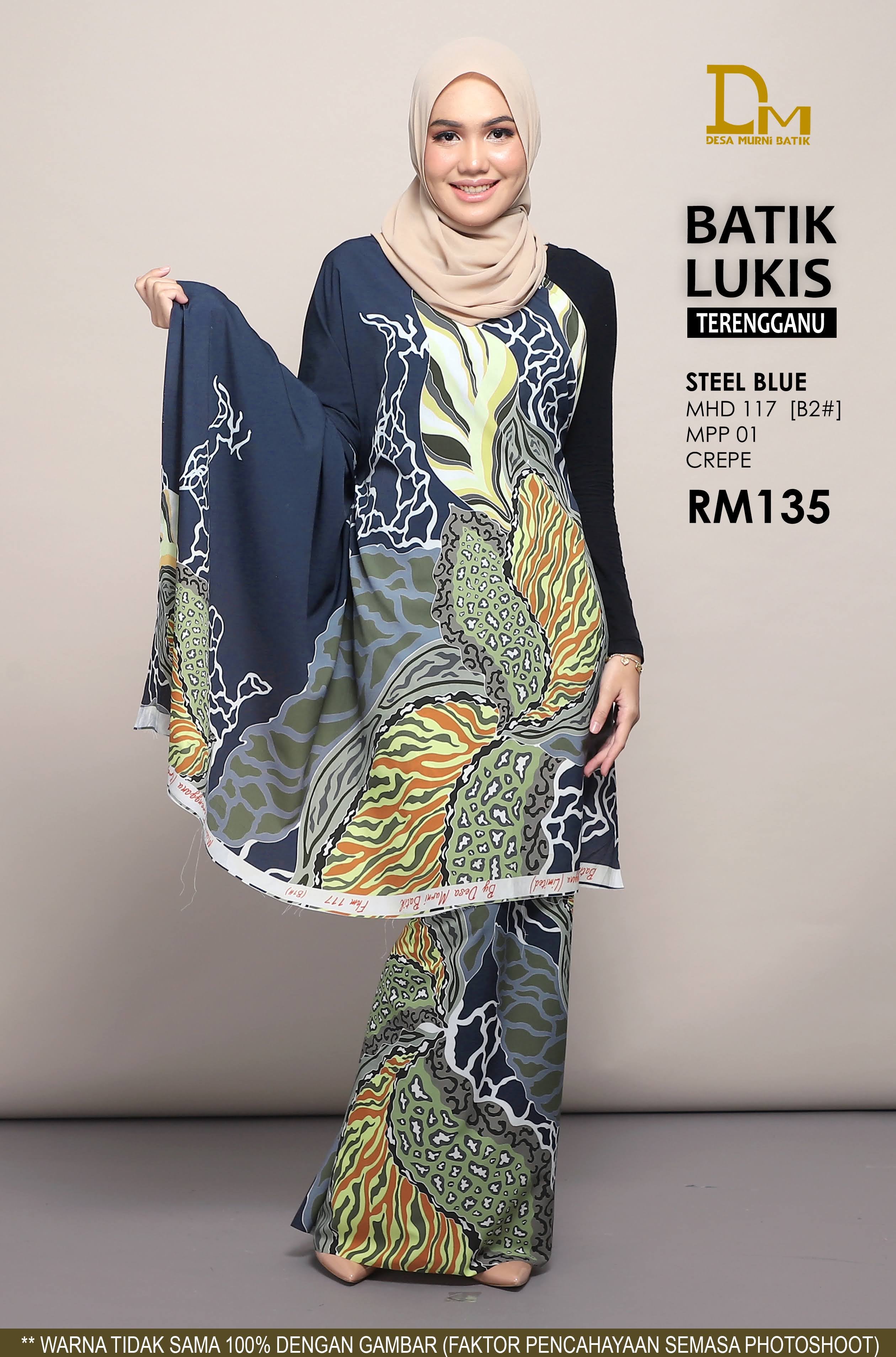 BATIK LUKIS TERENGGANU CREPE MHD 117