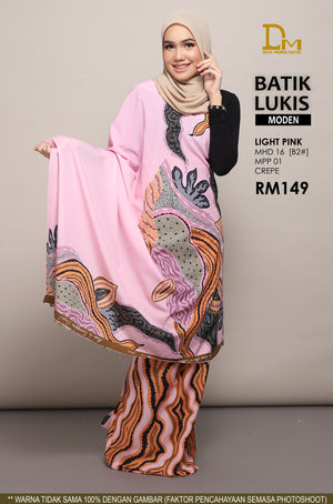 BATIK LUKIS MODEN CREPE MHD 16