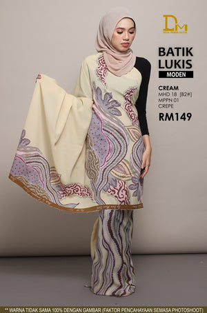 BATIK LUKIS MODEN CREPE MHD 18