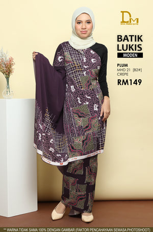 BATIK LUKIS MODEN CREPE MHD 21