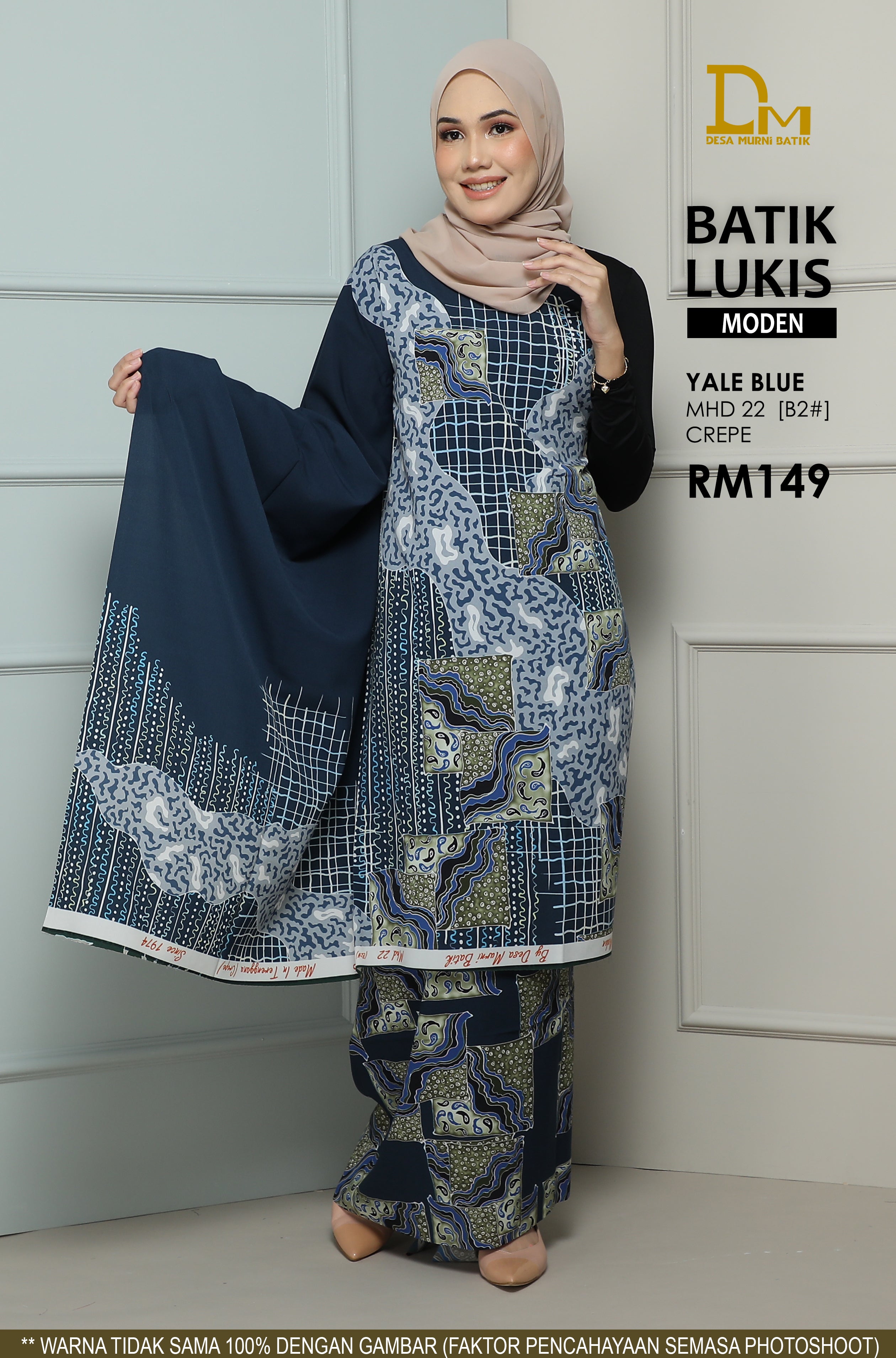 BATIK LUKIS MODEN CREPE MHD 22
