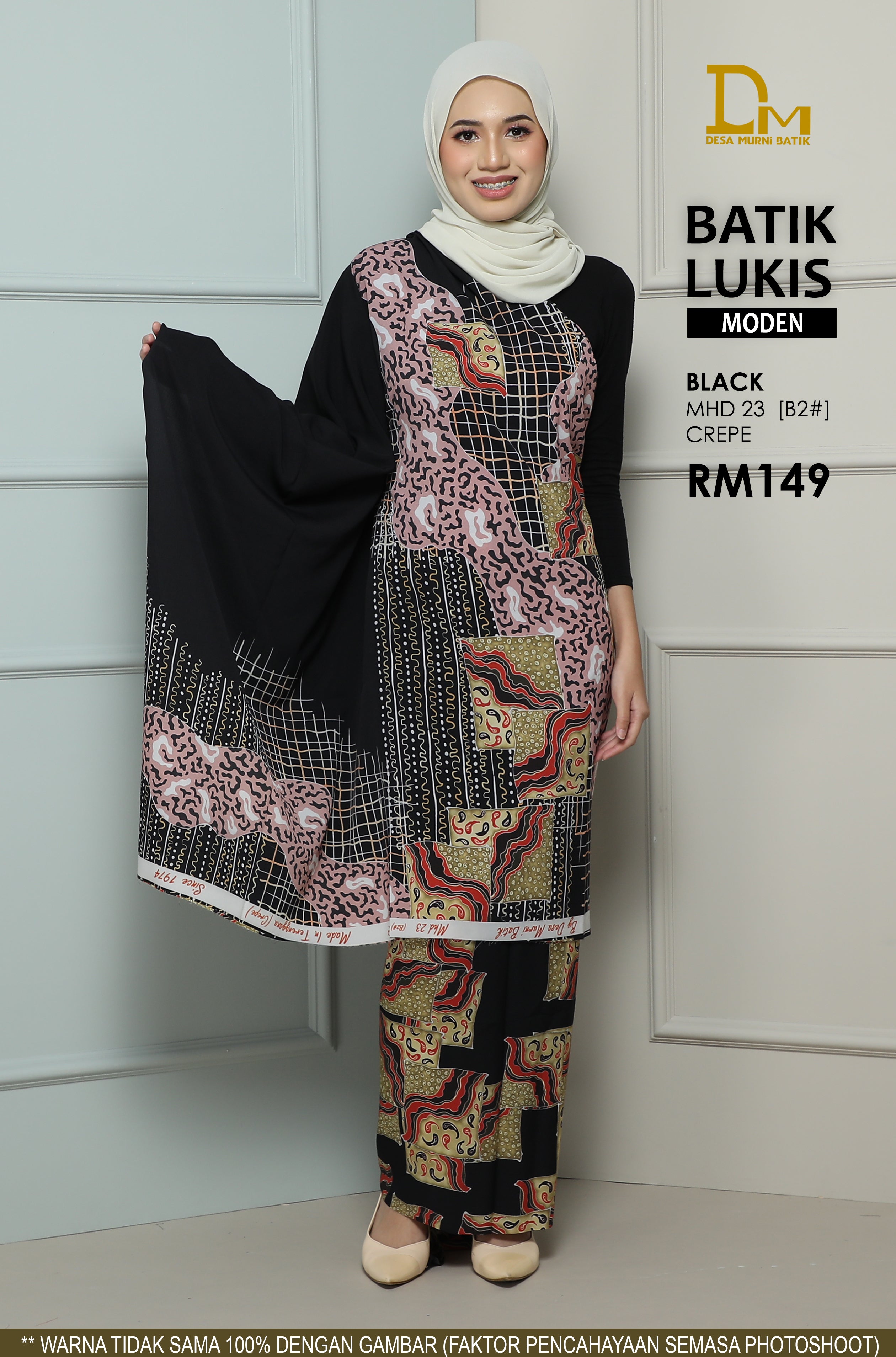 BATIK LUKIS MODEN CREPE MHD 23