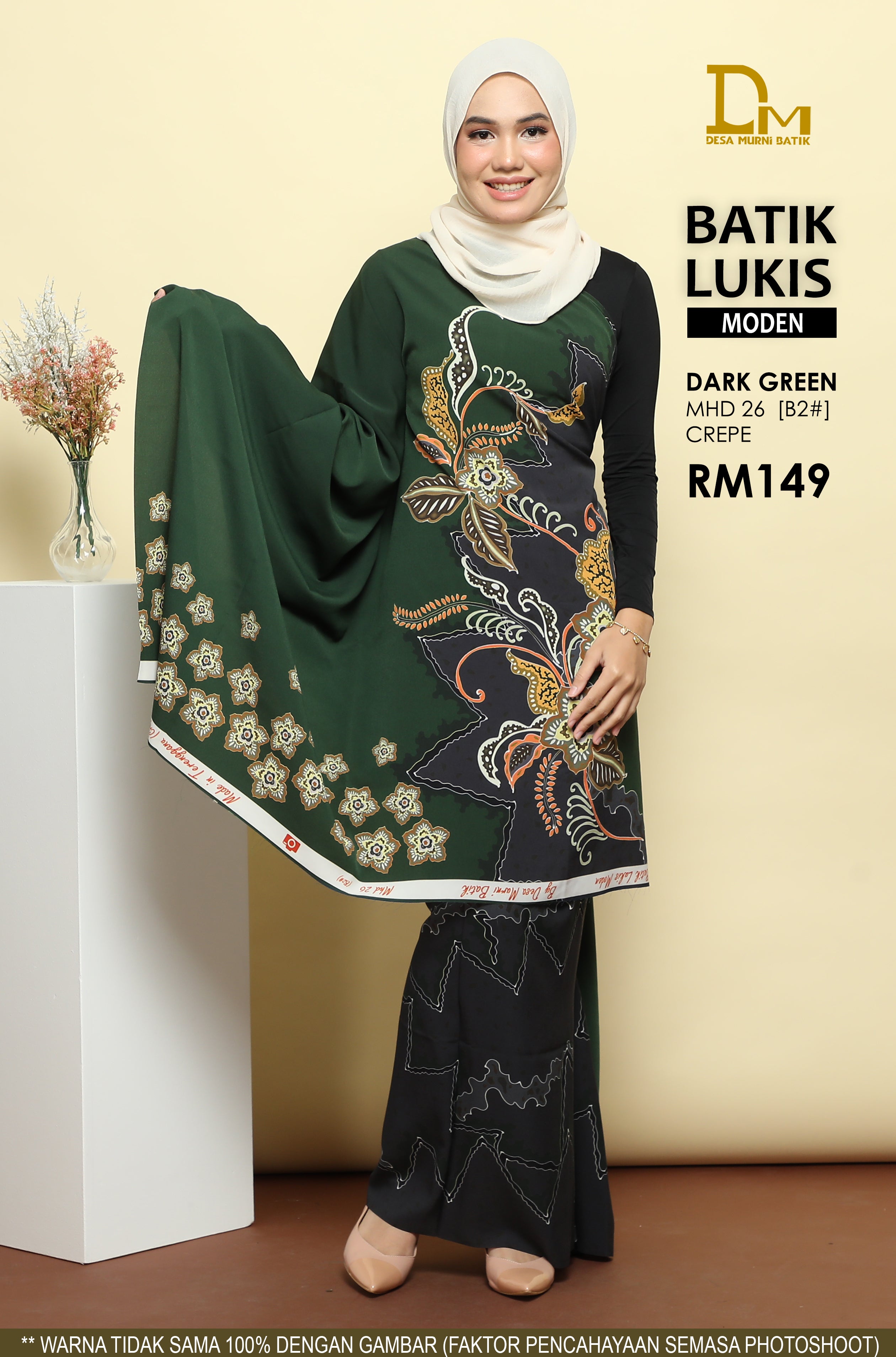 BATIK LUKIS MODEN CREPE MHD 26