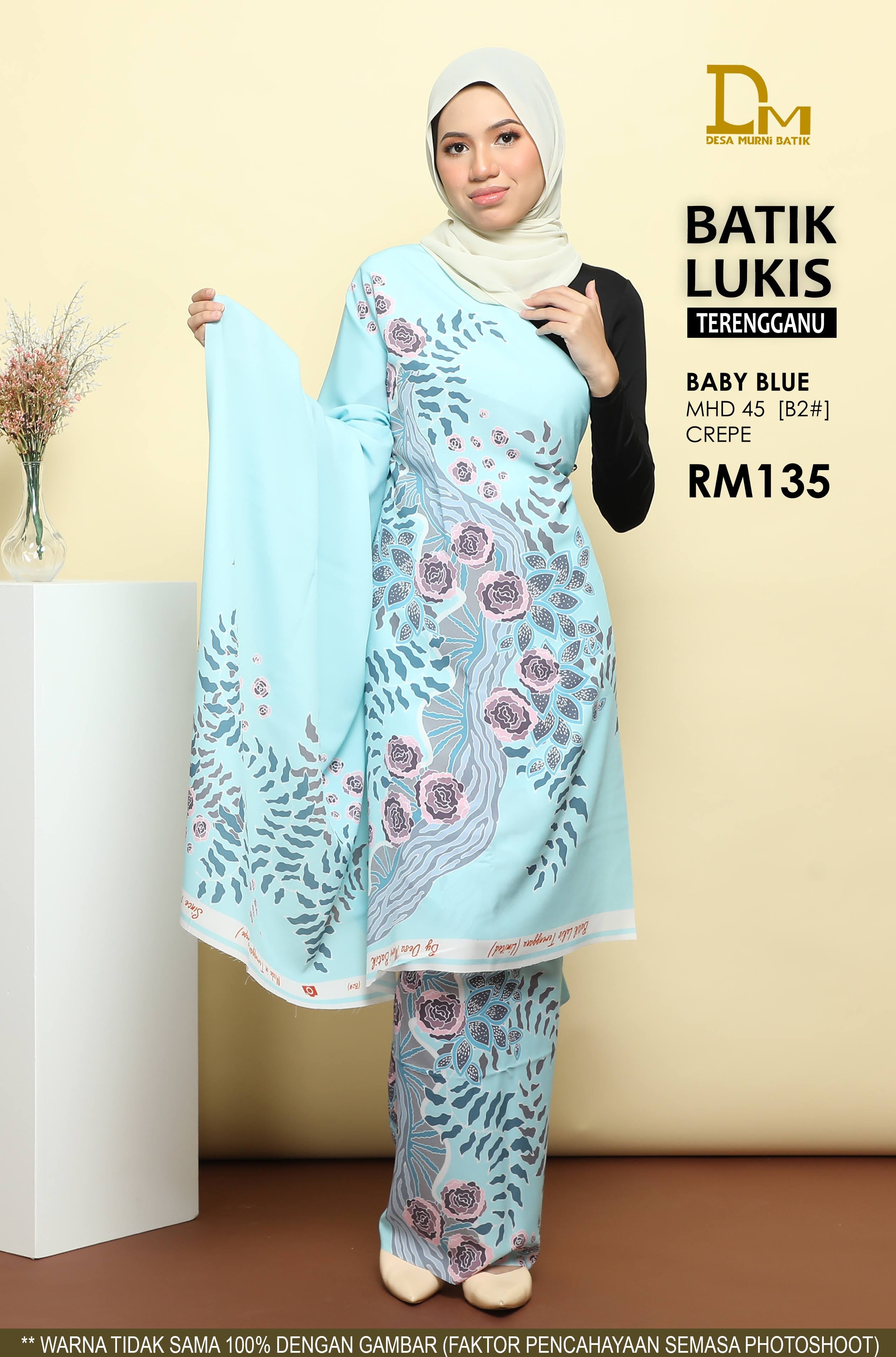 BATIK LUKIS TERENGGANU CREPE MHD 45