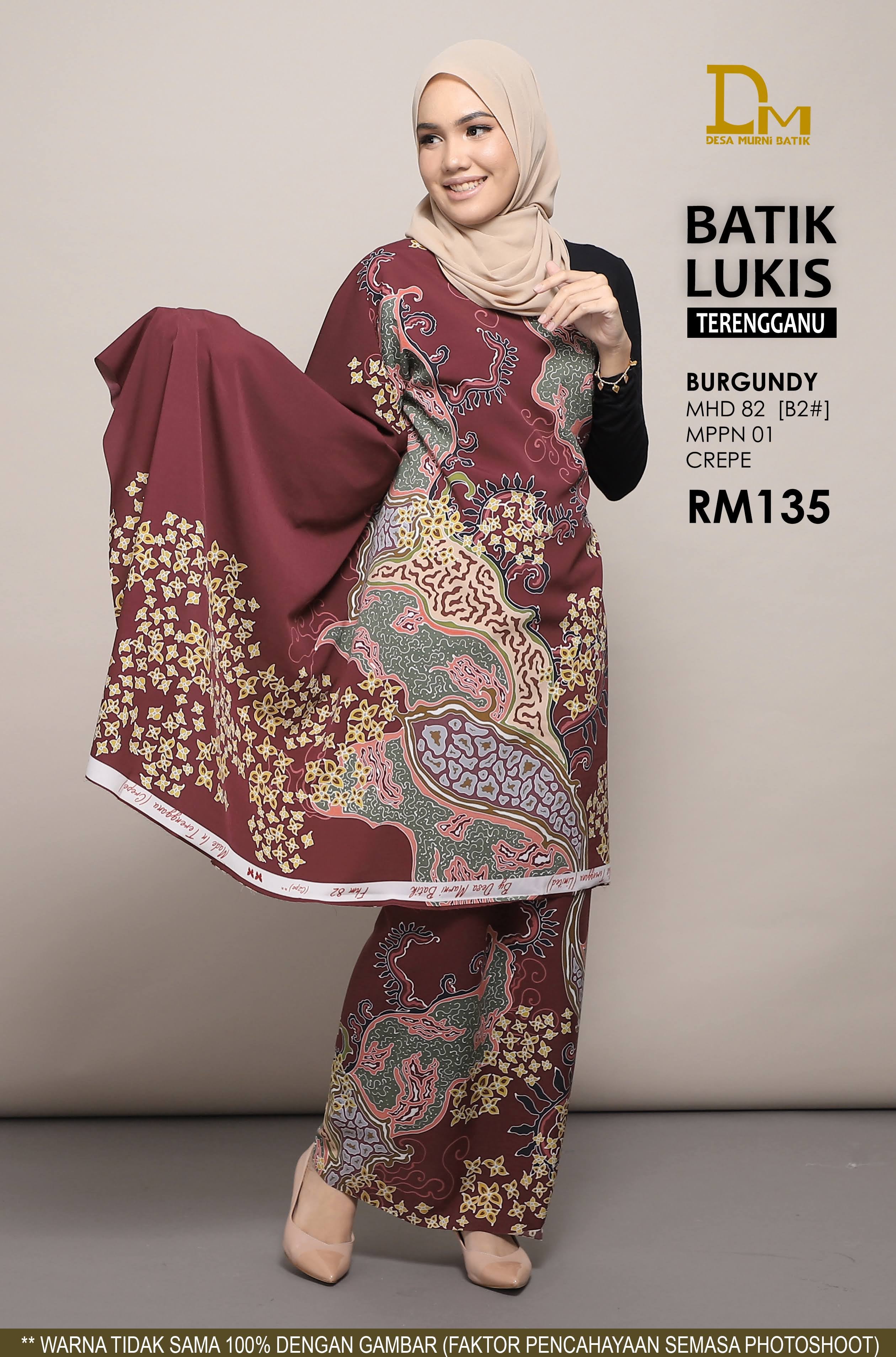 BATIK LUKIS TERENGGANU CREPE MHD 82