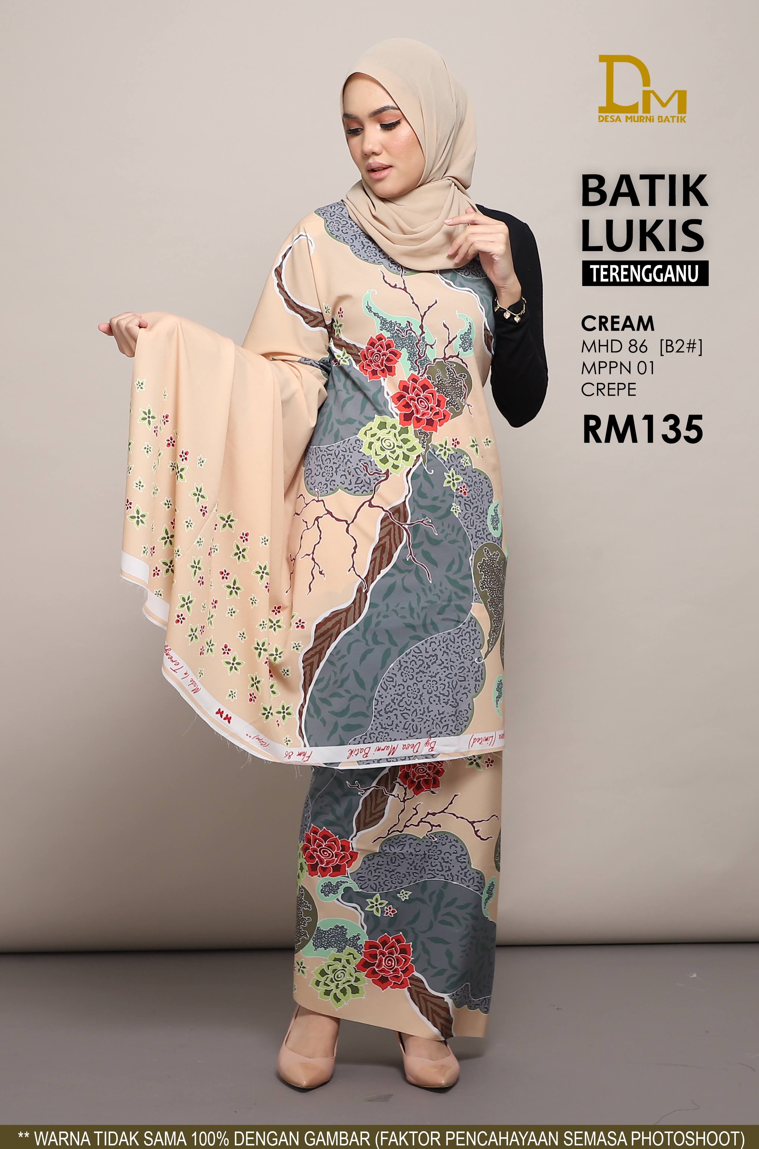 BATIK LUKIS TERENGGANU CREPE MHD 86