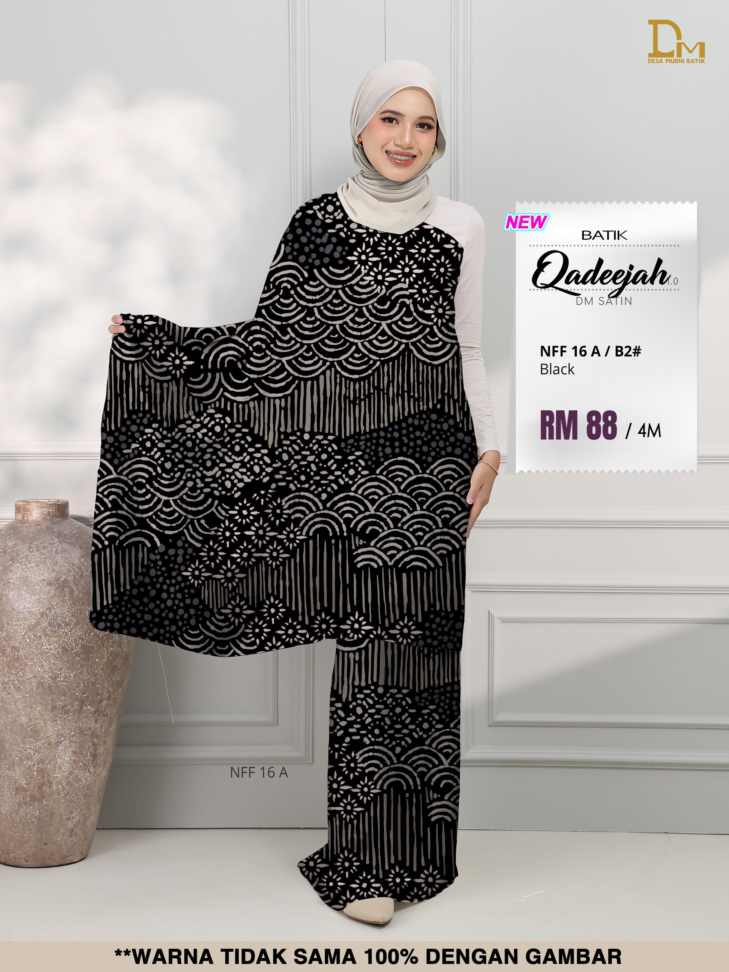 BATIK QADEEJAH SATIN NFF 16 A