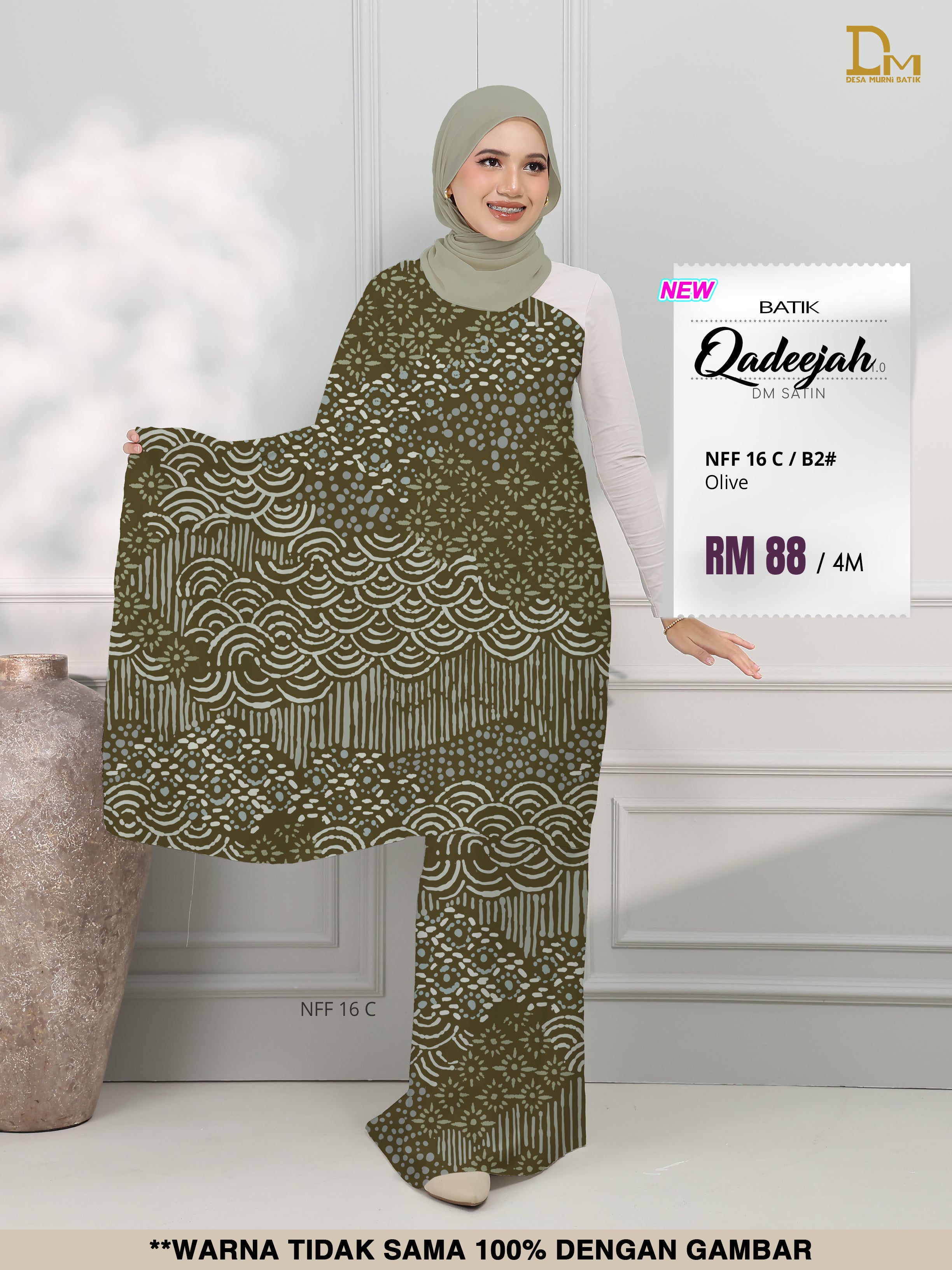 BATIK QADEEJAH SATIN NFF 16 C