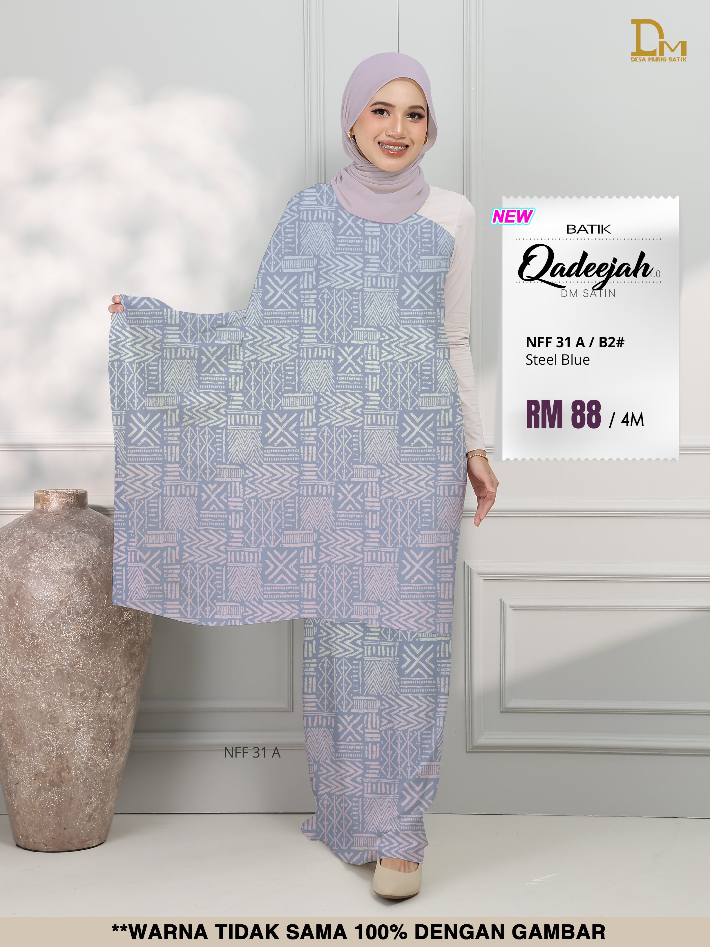 BATIK QADEEJAH SATIN NFF 31 A