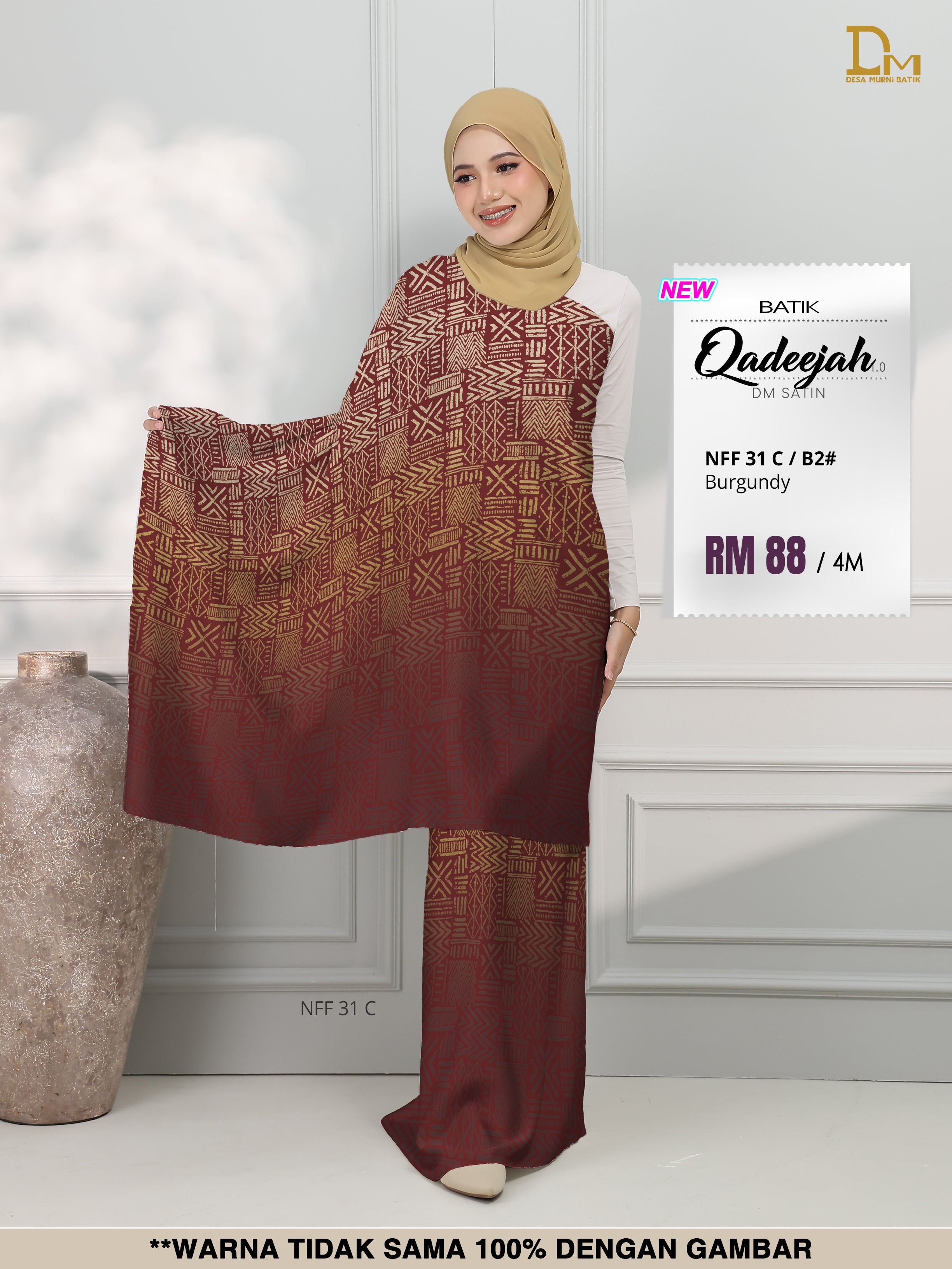 BATIK QADEEJAH SATIN NFF 31 C