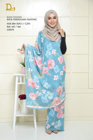 BATIK TERENGGANU PAINTING NIK 04 CREPE