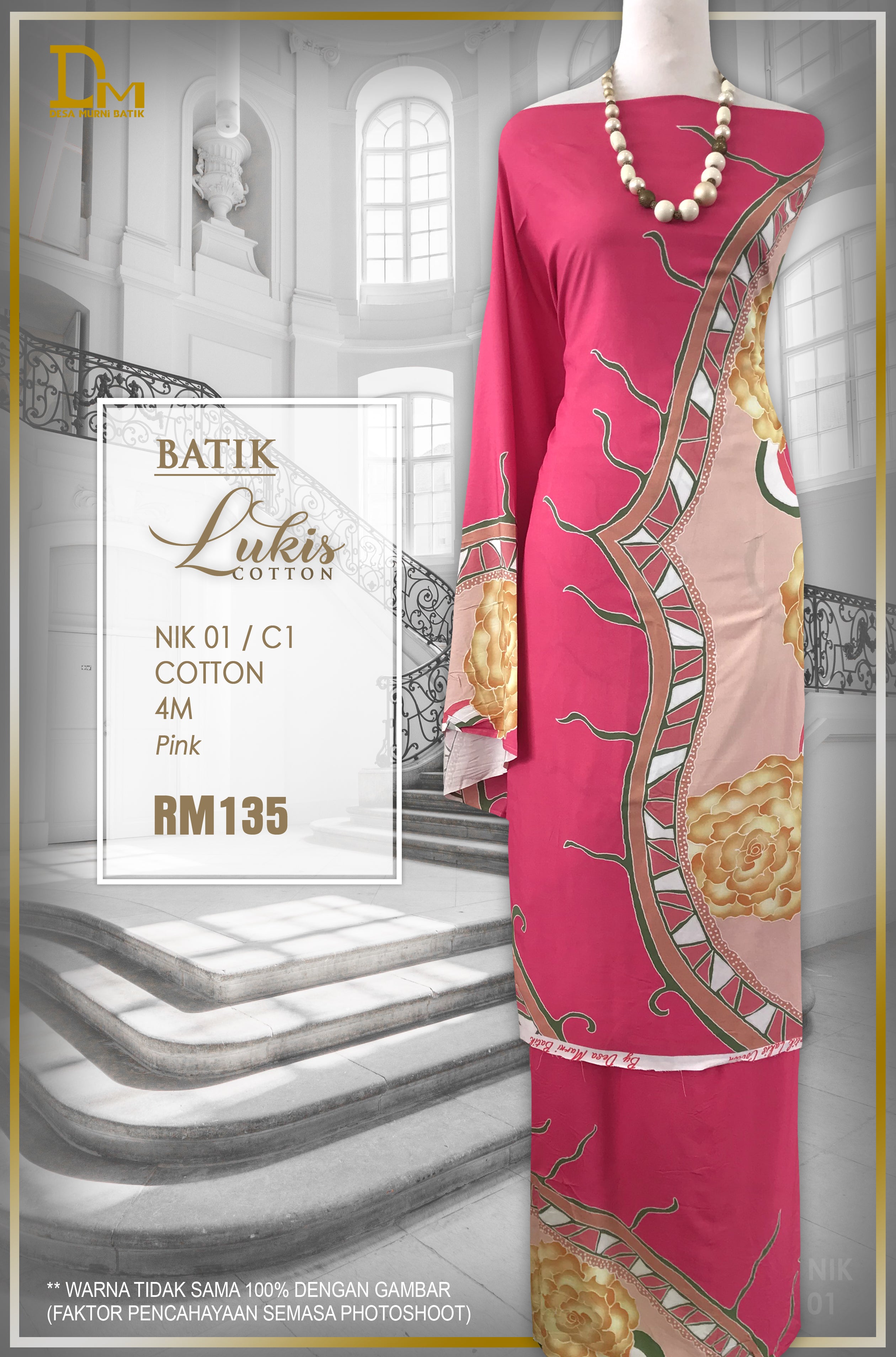 BATIK LUKIS TERENGGANU COTTON NIK 01