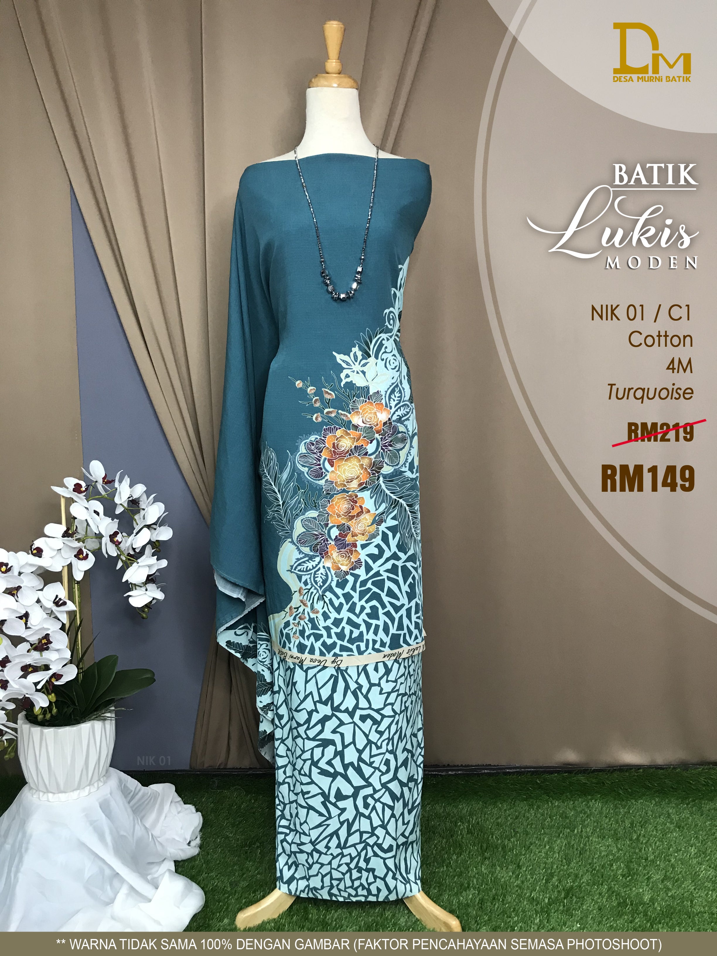 BATIK LUKIS MODEN COTTON NIK 01
