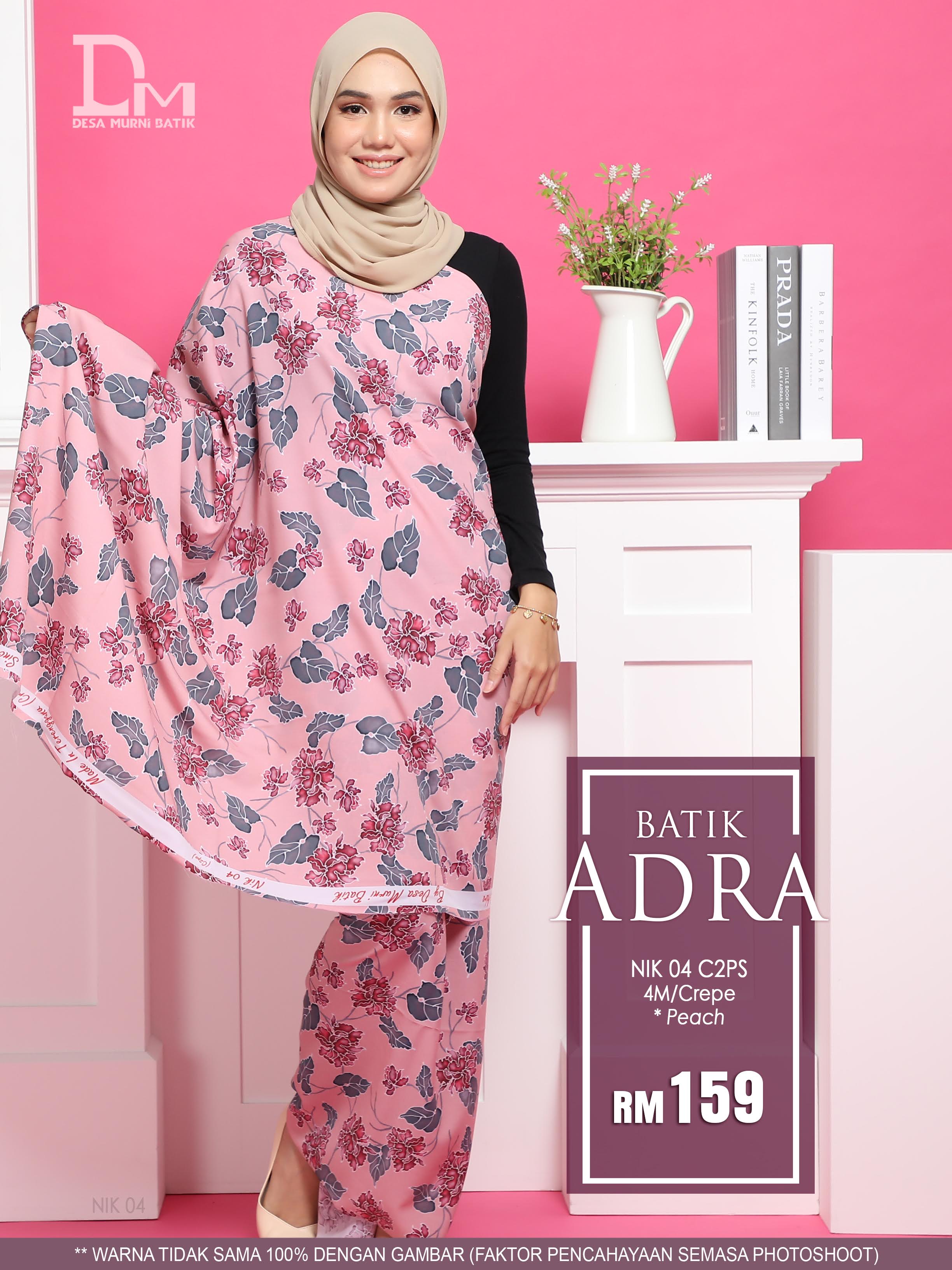 BATIK ANDRA NIK 04 CREPE PEACH