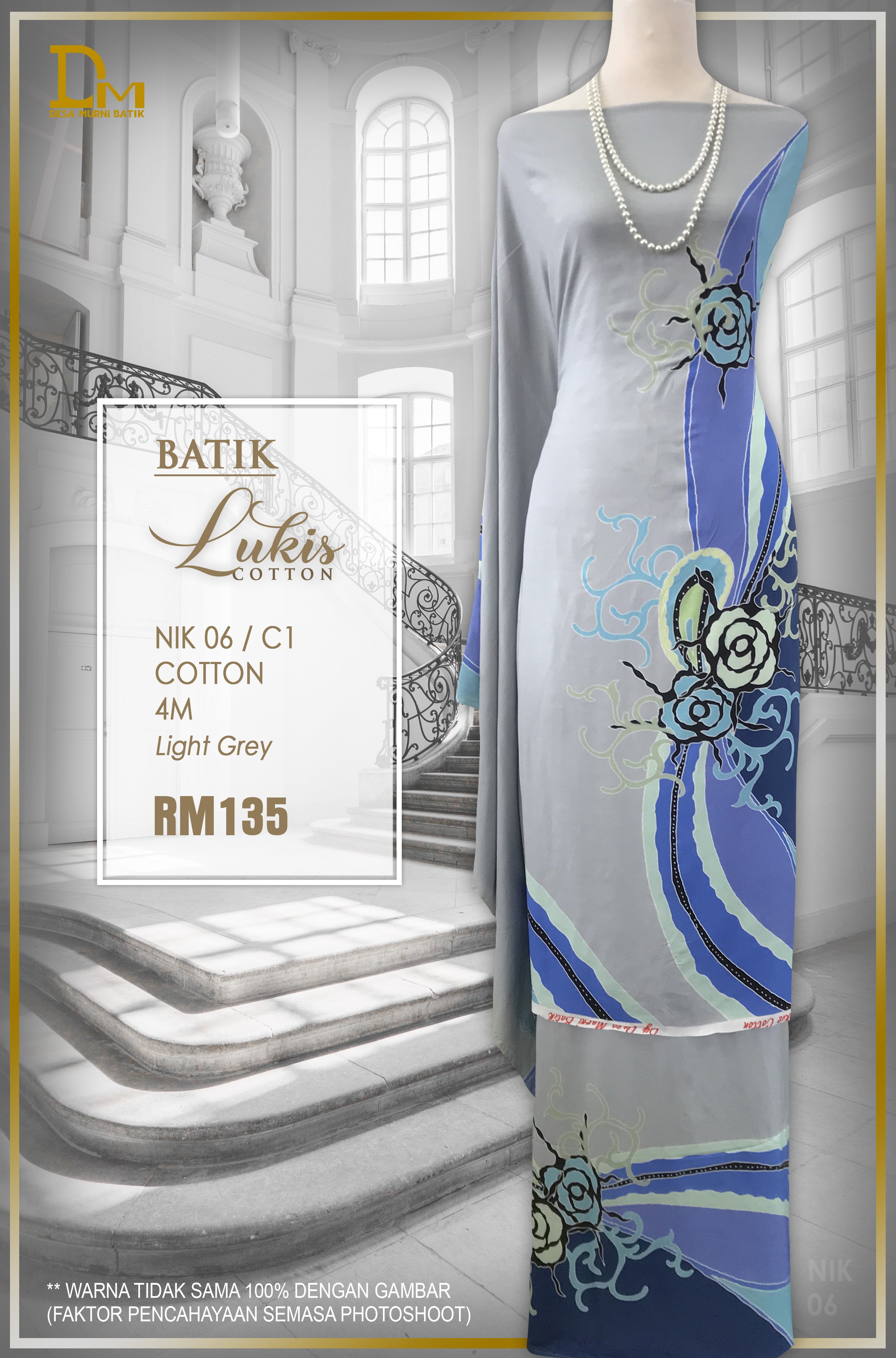 BATIK LUKIS TERENGGANU COTTON NIK 06