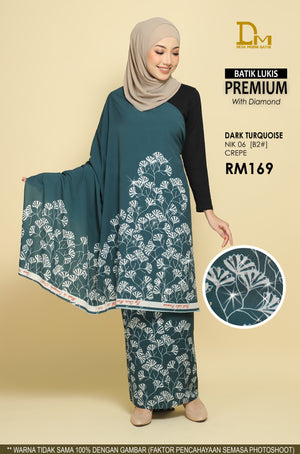 BATIK LUKIS PREMIUM DENGAN DIAMOND NIK 06